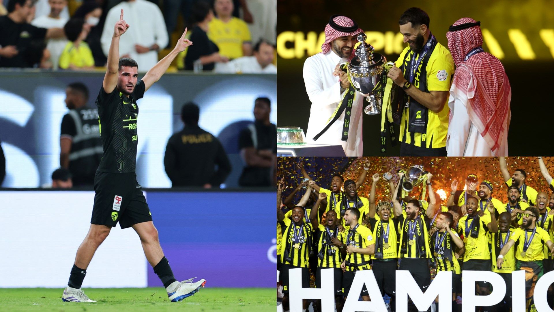 Houssem Aouar Karim Benzema Ittihad