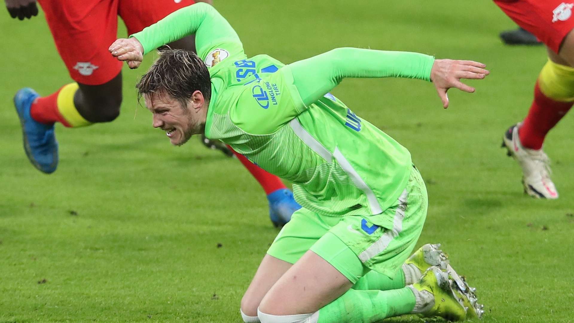 Wout Weghorst RB Leipzig VfL Wolfsburg DFB Pokal 03032021