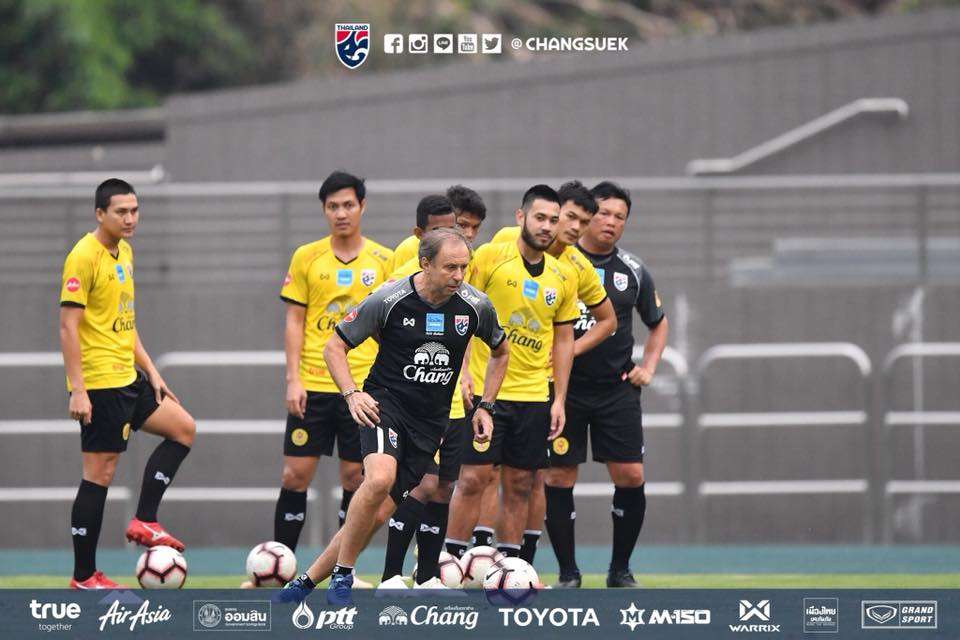 ทีมชาติไทย ซ้อมที่ฮ่องกง