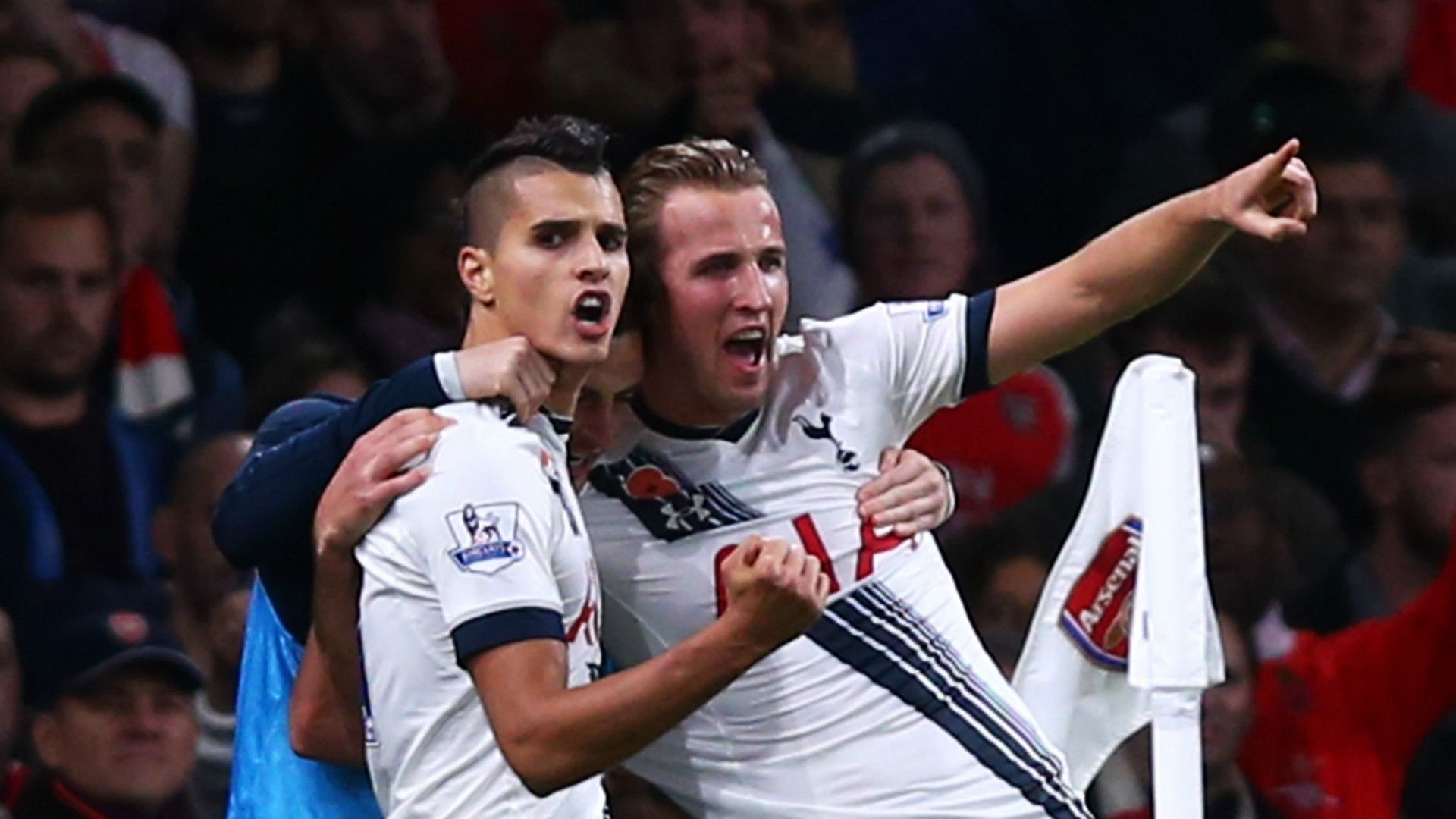 Harry Kane Erik Lamela Arsenal Tottenham 08112015