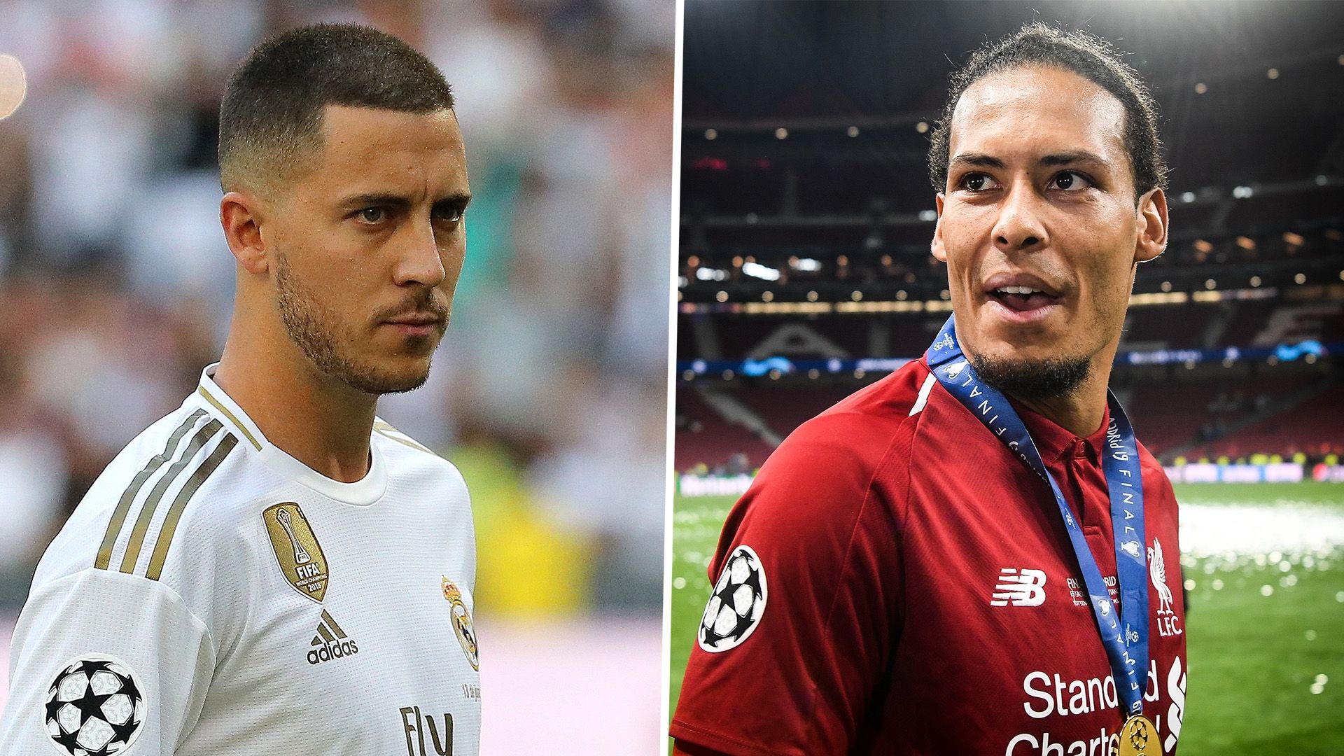 Eden Hazard Virgil van Dijk