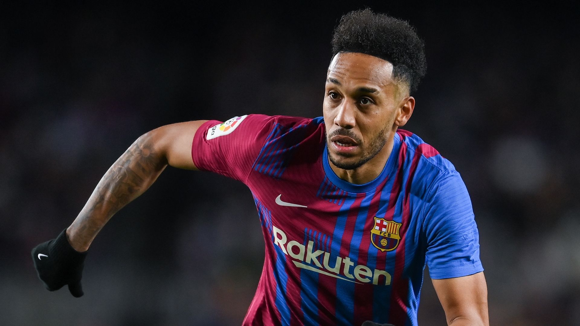 Pierre-Emerick Aubameyang, Barcelona, La Liga 2021-22