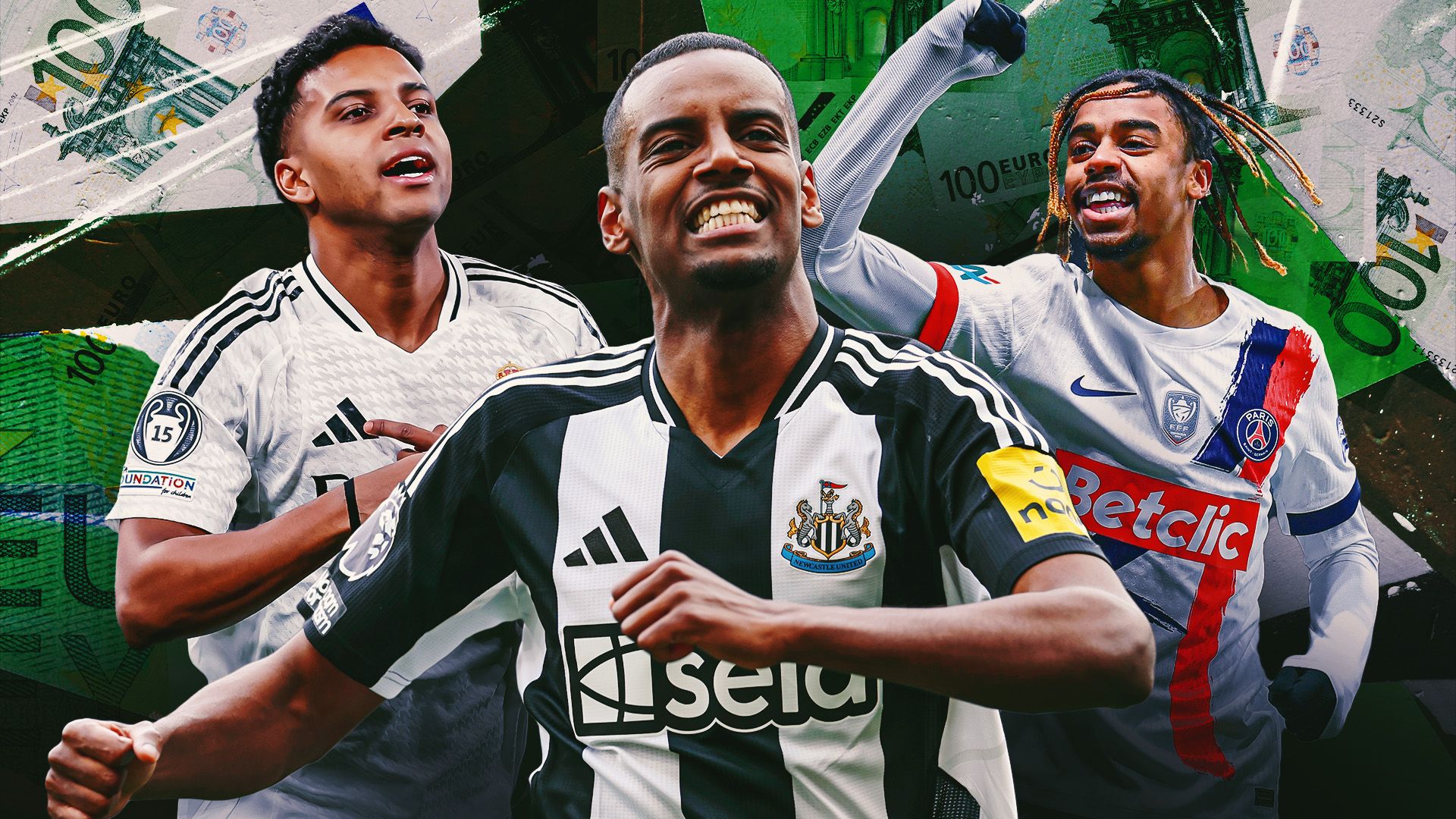 Who will join the €100m club next?! Alexander Isak, Rodrygo & the nine stars set to demand crazy transfer fees in 2025 - ranked | Goal.com UK