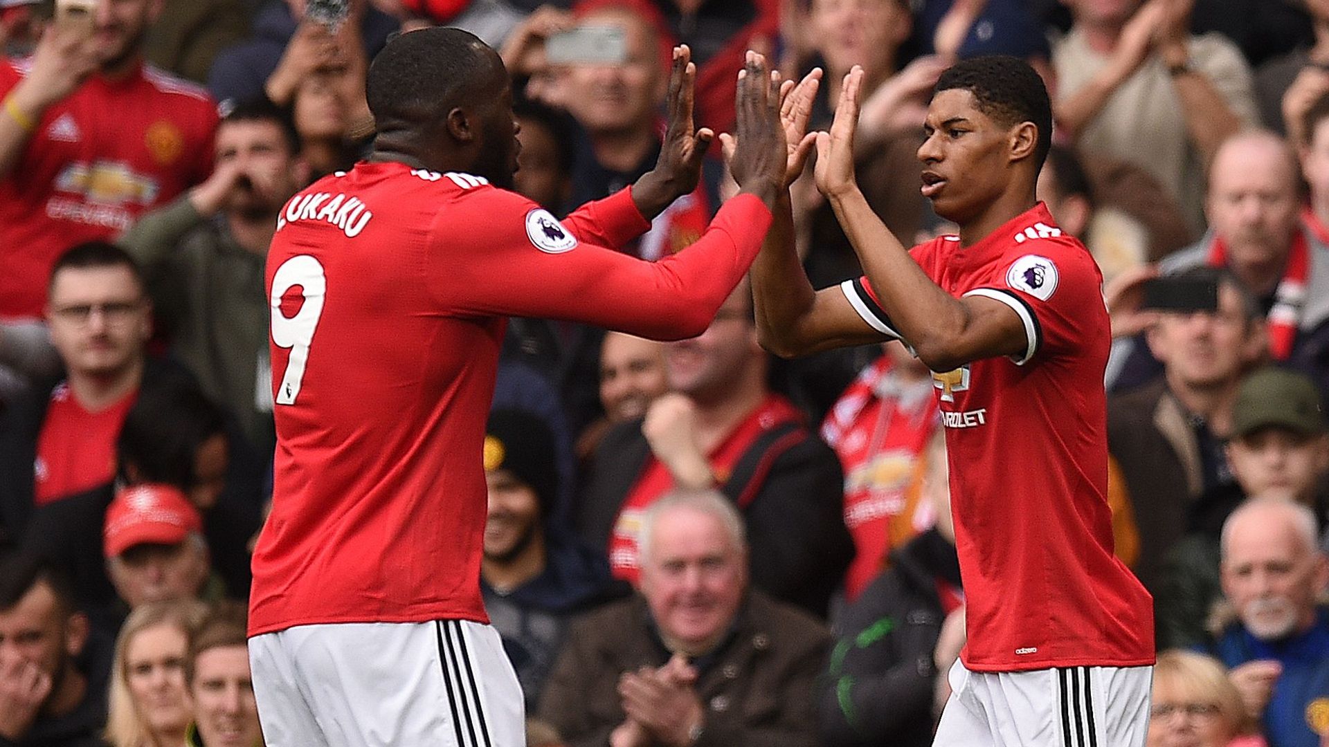 Marcus Rashford Romelu Lukaku Manchester United Liverpool