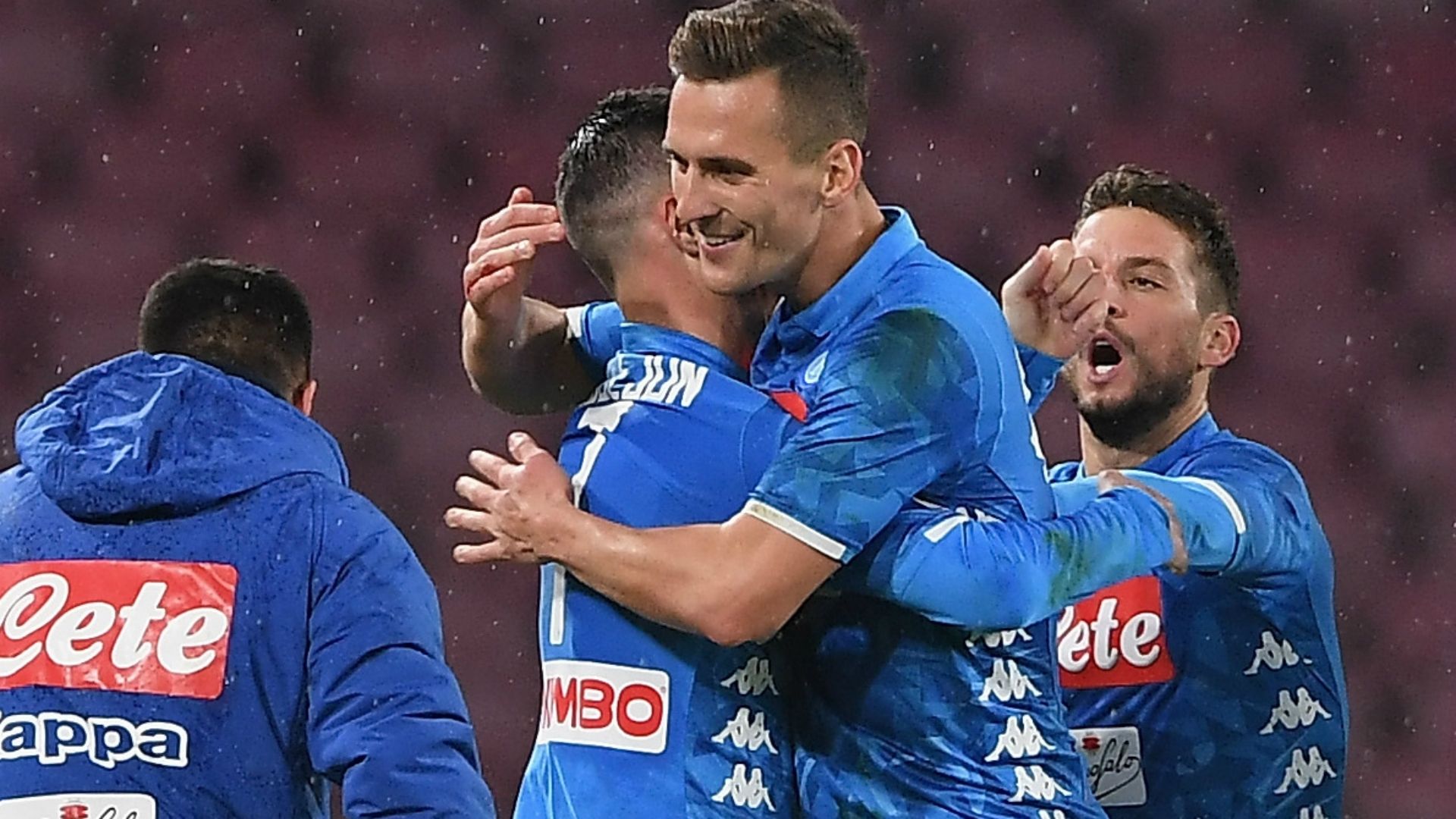 Arkadiusz Milik Josè Callejon Napoli Lazio Serie A