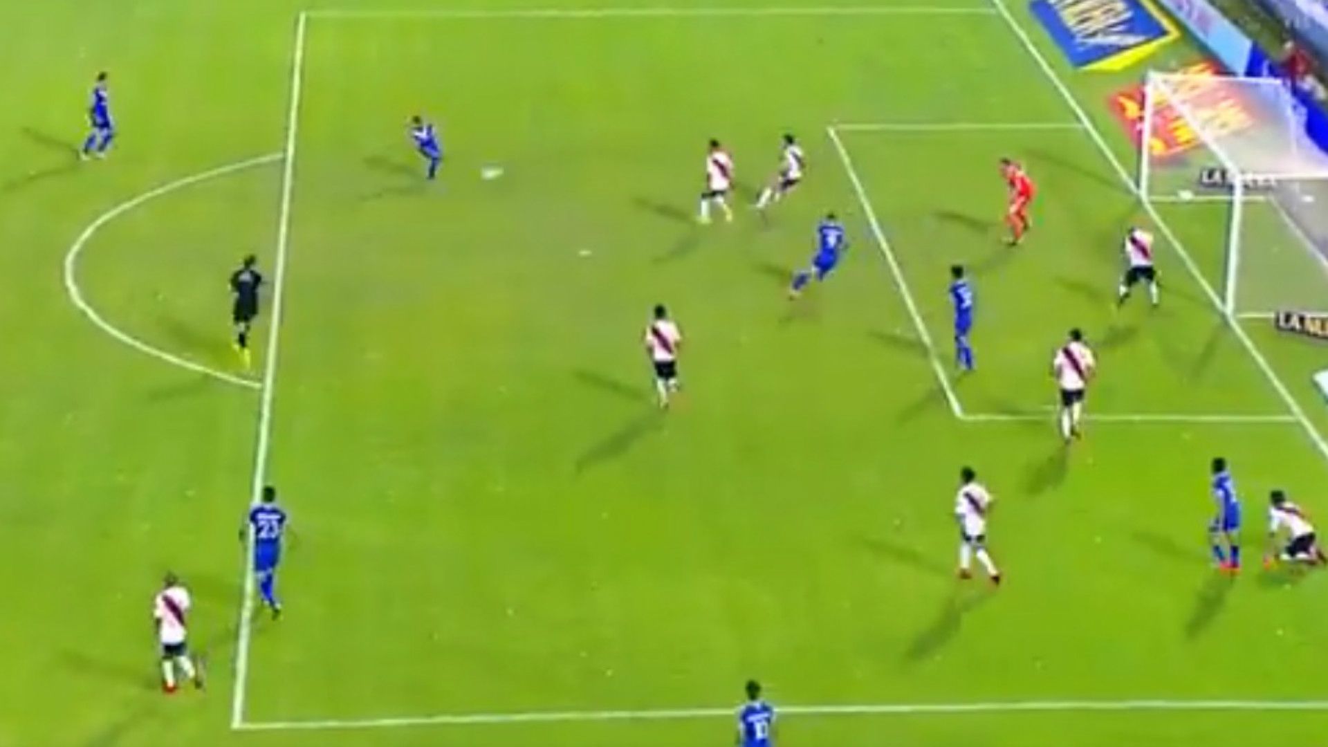 CAPTURA TV Robertone Gol Velez River Superliga 24022018