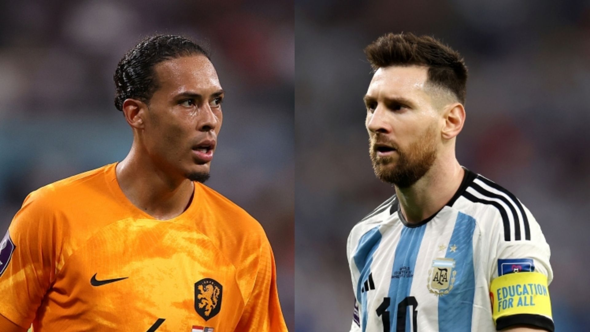 Virgil Van Dijk Netherlands Lionel Messi Argentina