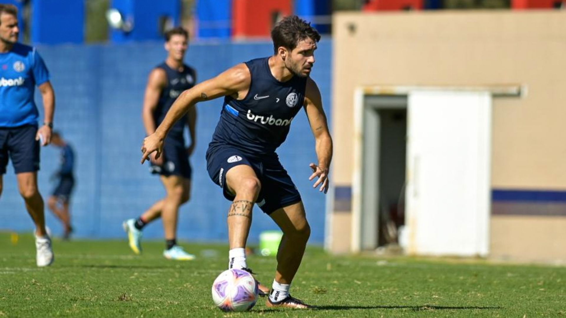 ezequiel cerutti san lorenzo entrenamiento 2023