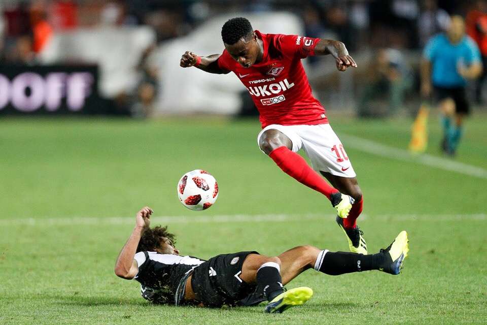 CL. Paok — Spartak. Promes