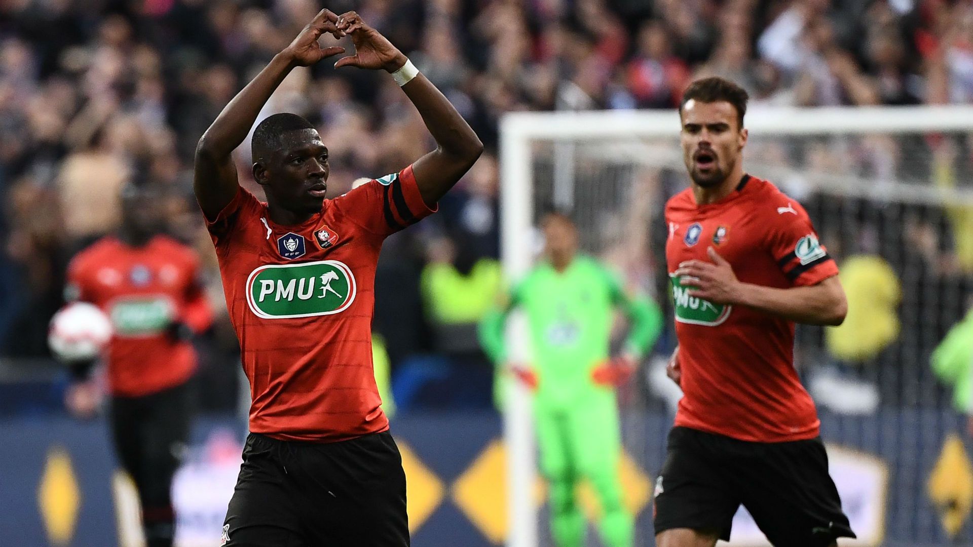 Ramy Bensebaini Neymar Rennes PSG Coupe de France 27042019