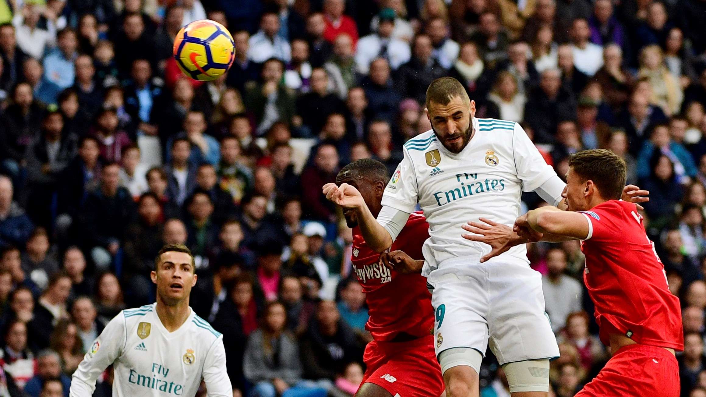 Karim Benzema Real Madrid Sevilla LaLiga 09122017