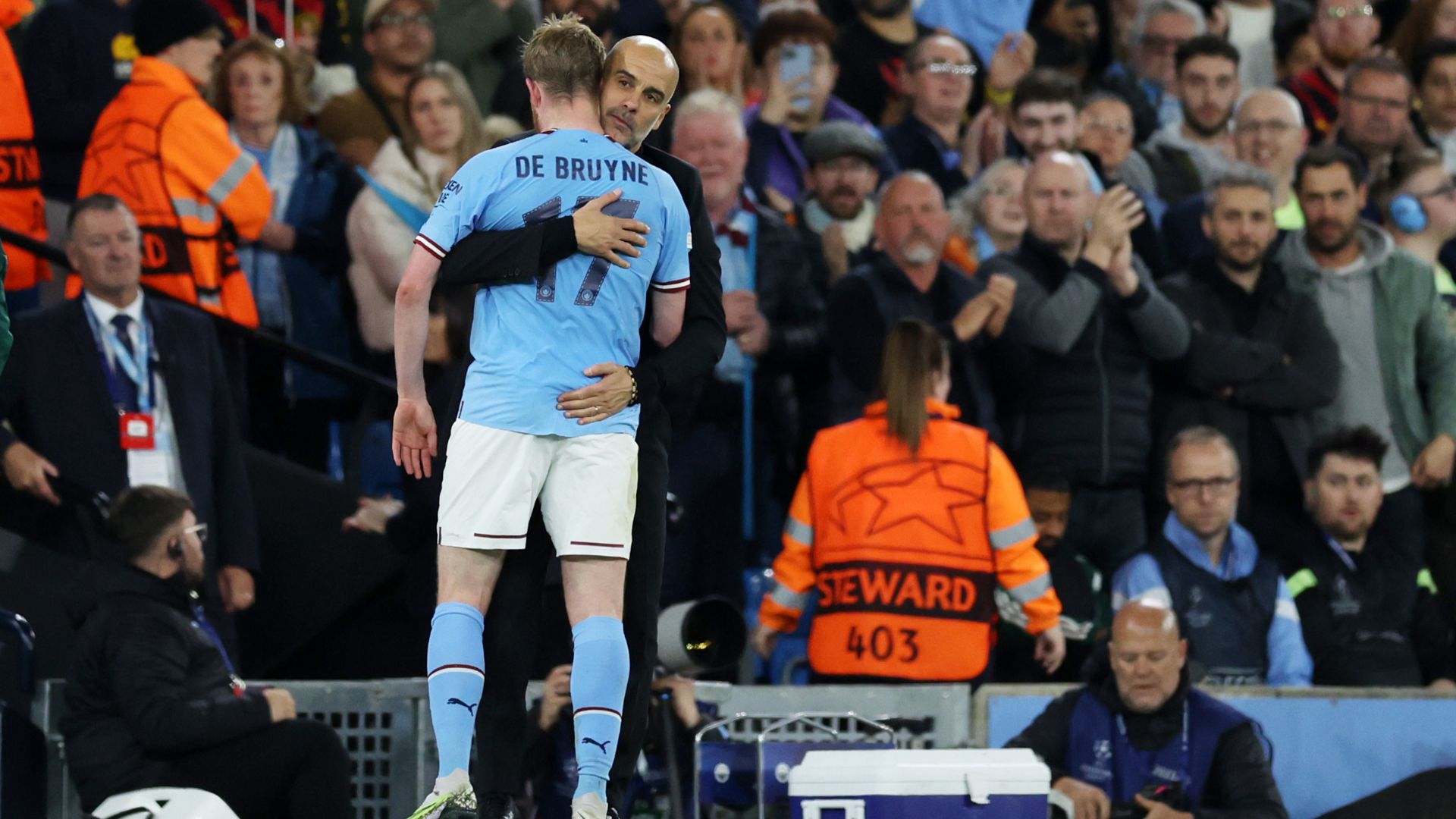 Kevin De Bruyne Pep Guardiola Manchester City 2022-23