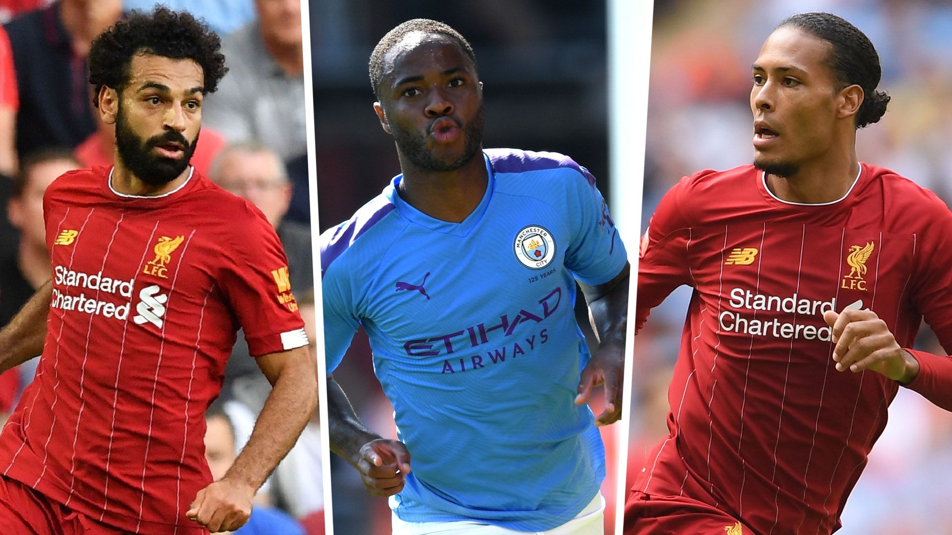 Mohamed Salah Raheem Sterling Virgil van Dijk Split 2019-20