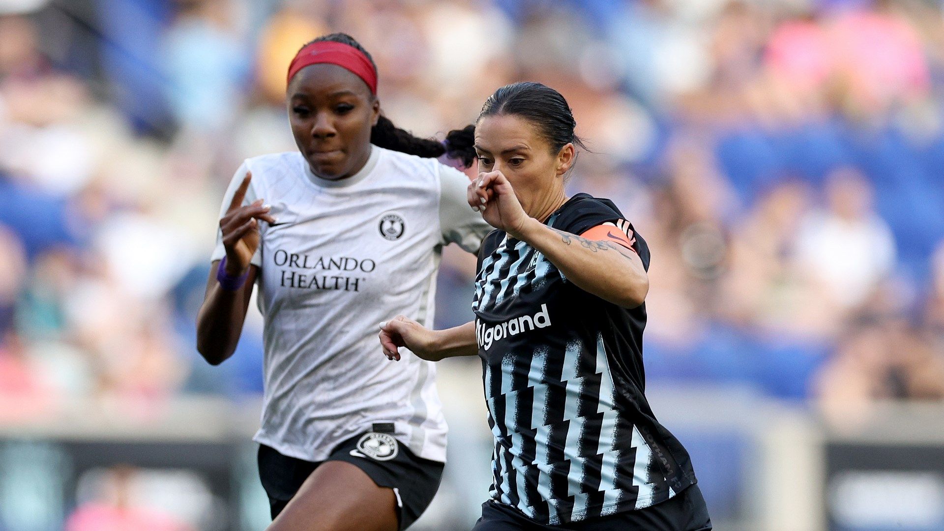 Messiah Bright Ali Krieger Orlando Pride Gotham 2023