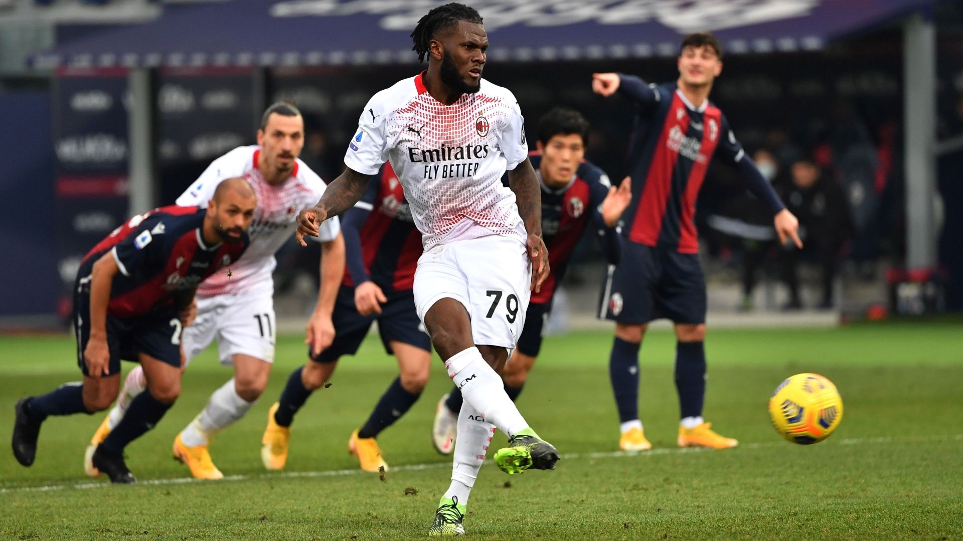 Kessie penalty Bologna Milan