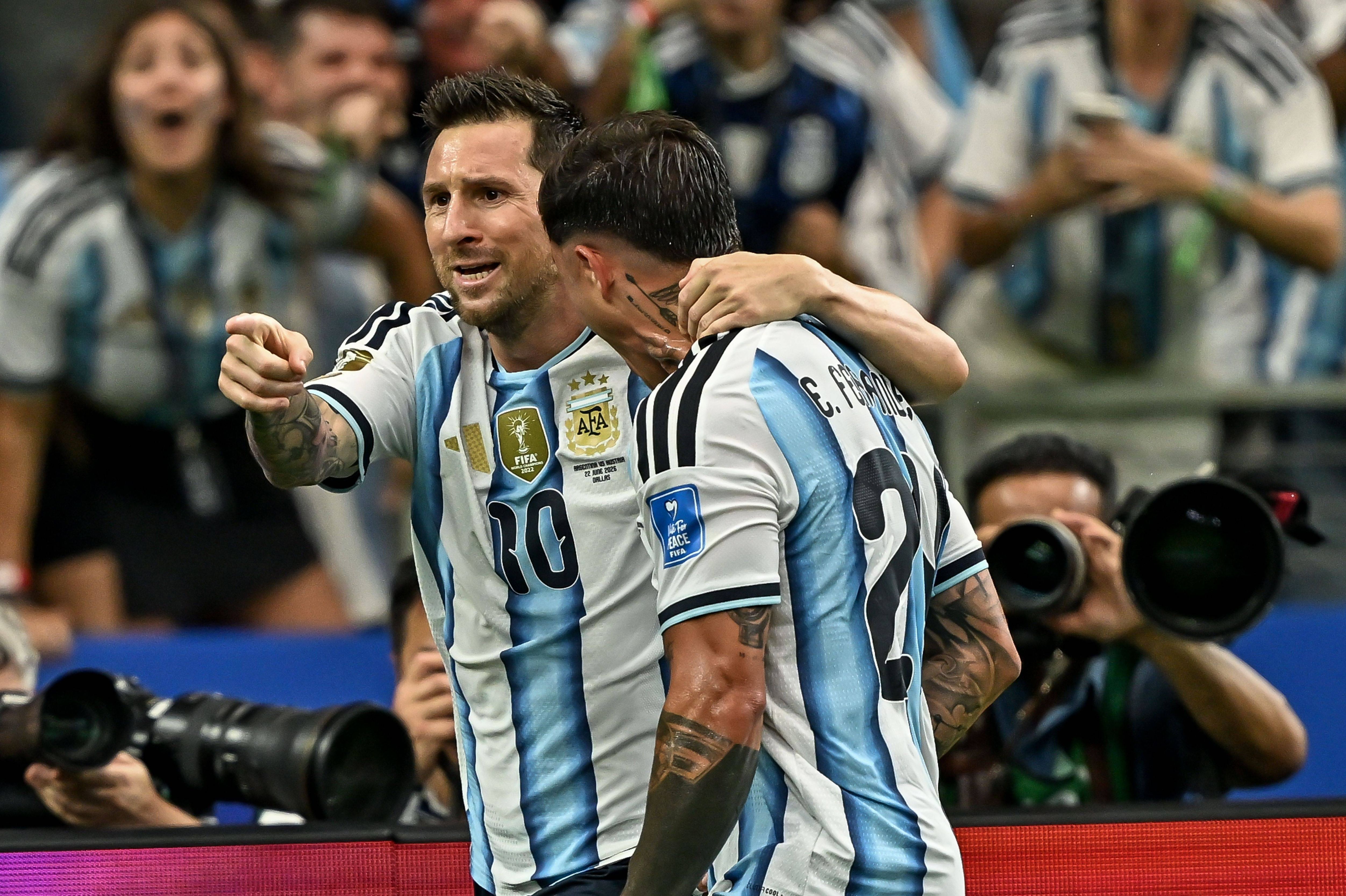 Messi leads Argentina into World Cup knockout stage DALLAS, TEXAS, UNITED STATES JUNE 22: Lionel Messi ( 10) during the FIFA World Cup, WM, Weltmeisterschaft, Fussball 2026 Group J match between Argentina and Austria at Dallas Stadium in Dallas, Texas, United States, on June 22, 2026. Argentina defeated Austria 4 1 to qualify for the knockout stage. Dallas Spain Copyright: x xwalidxibrahimx xJNAxPressx