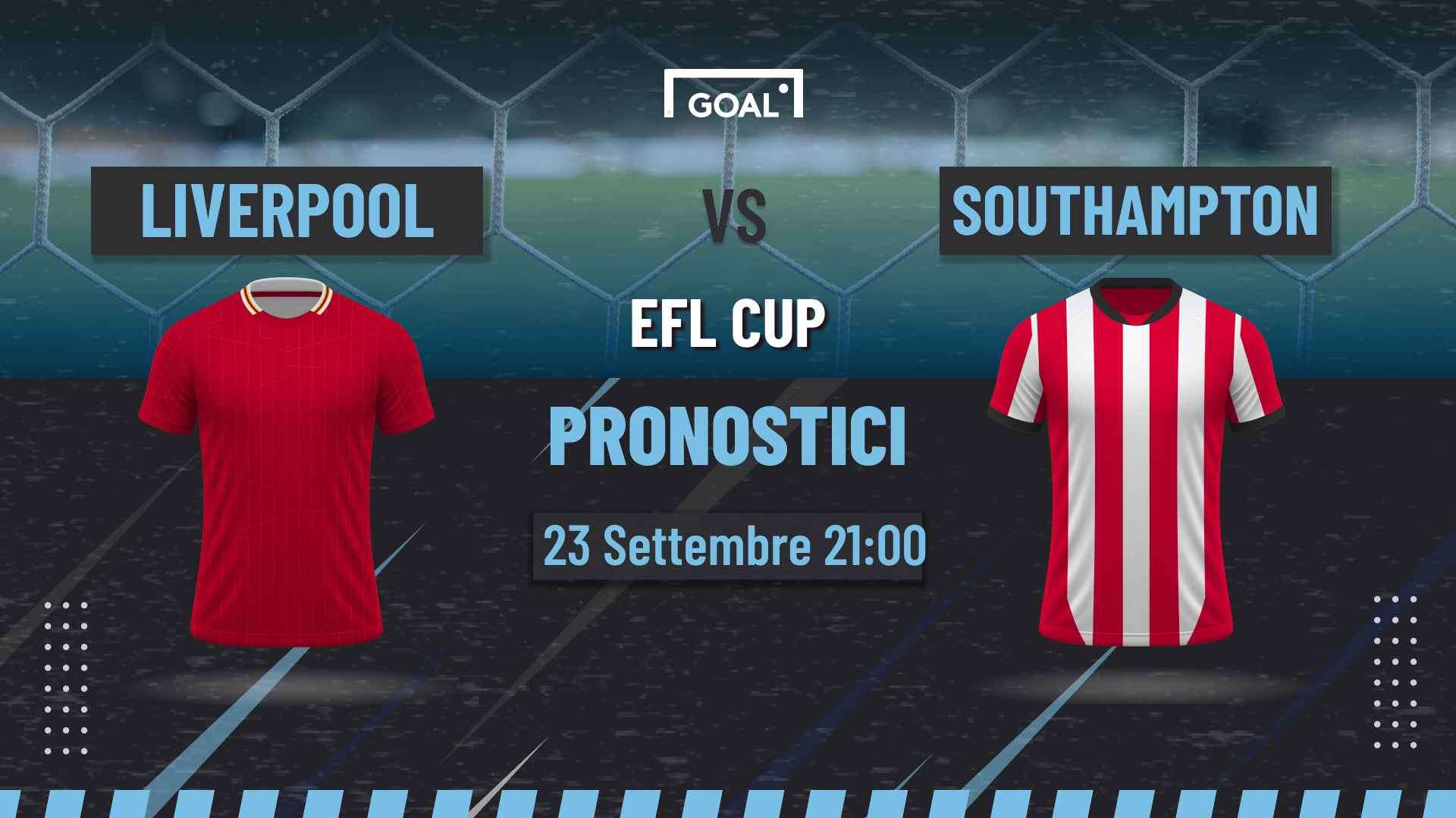 pronostici Liverpool - Southampton