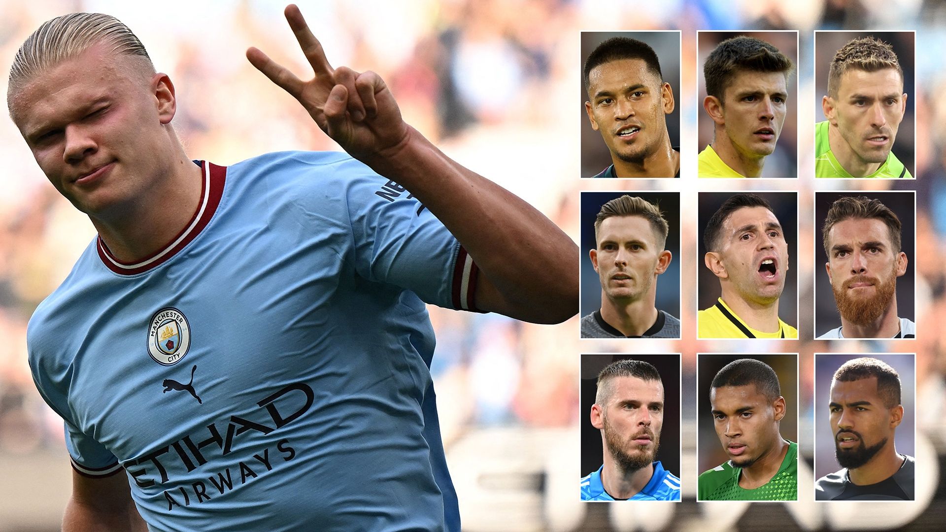 Erling Haaland Man City goalkeepers