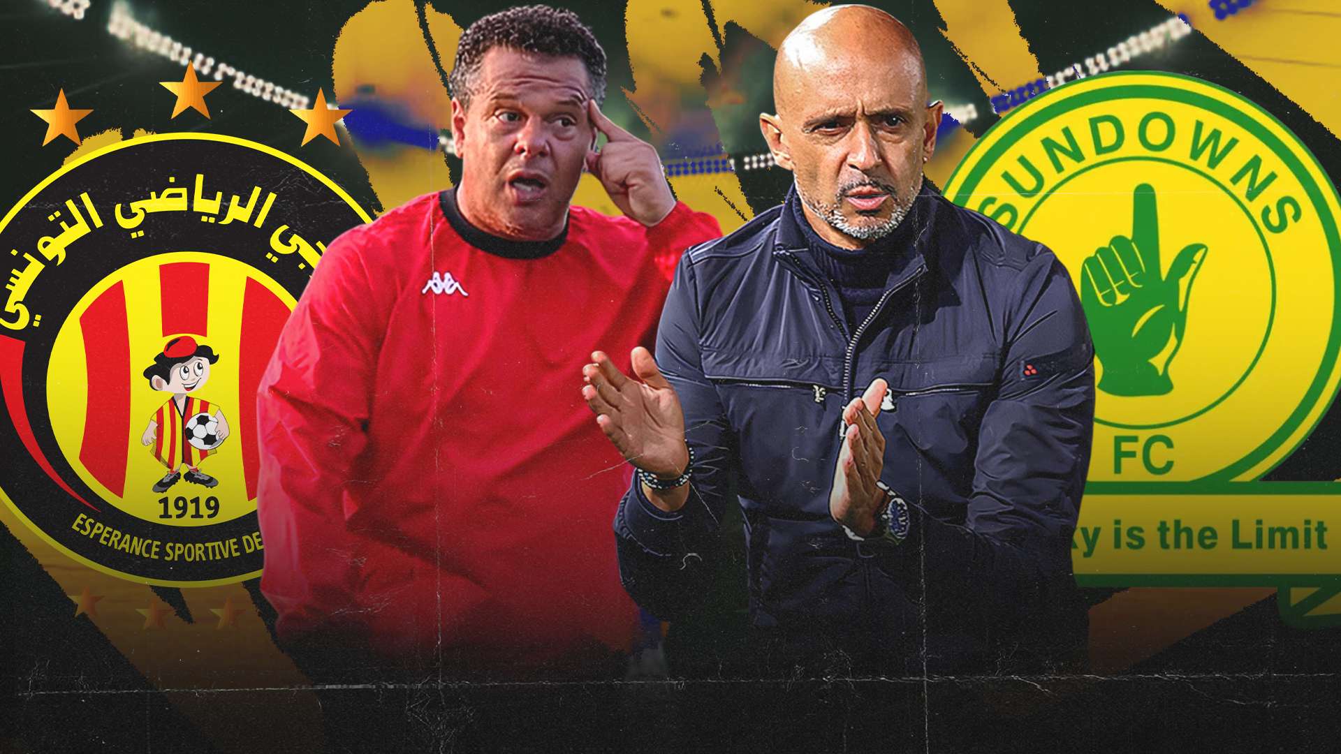 Maher Kanzari of Esperance and Miguel Cardoso of Mamelodi Sundowns 16-9