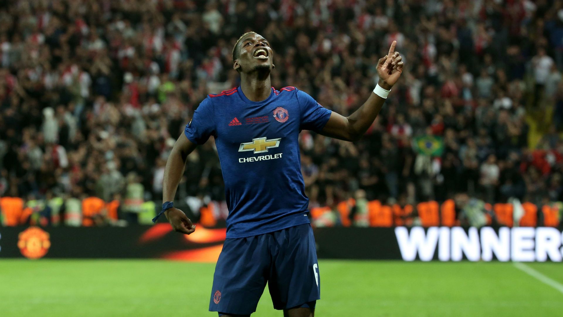 Paul Pogba Manchester United Europa League Final