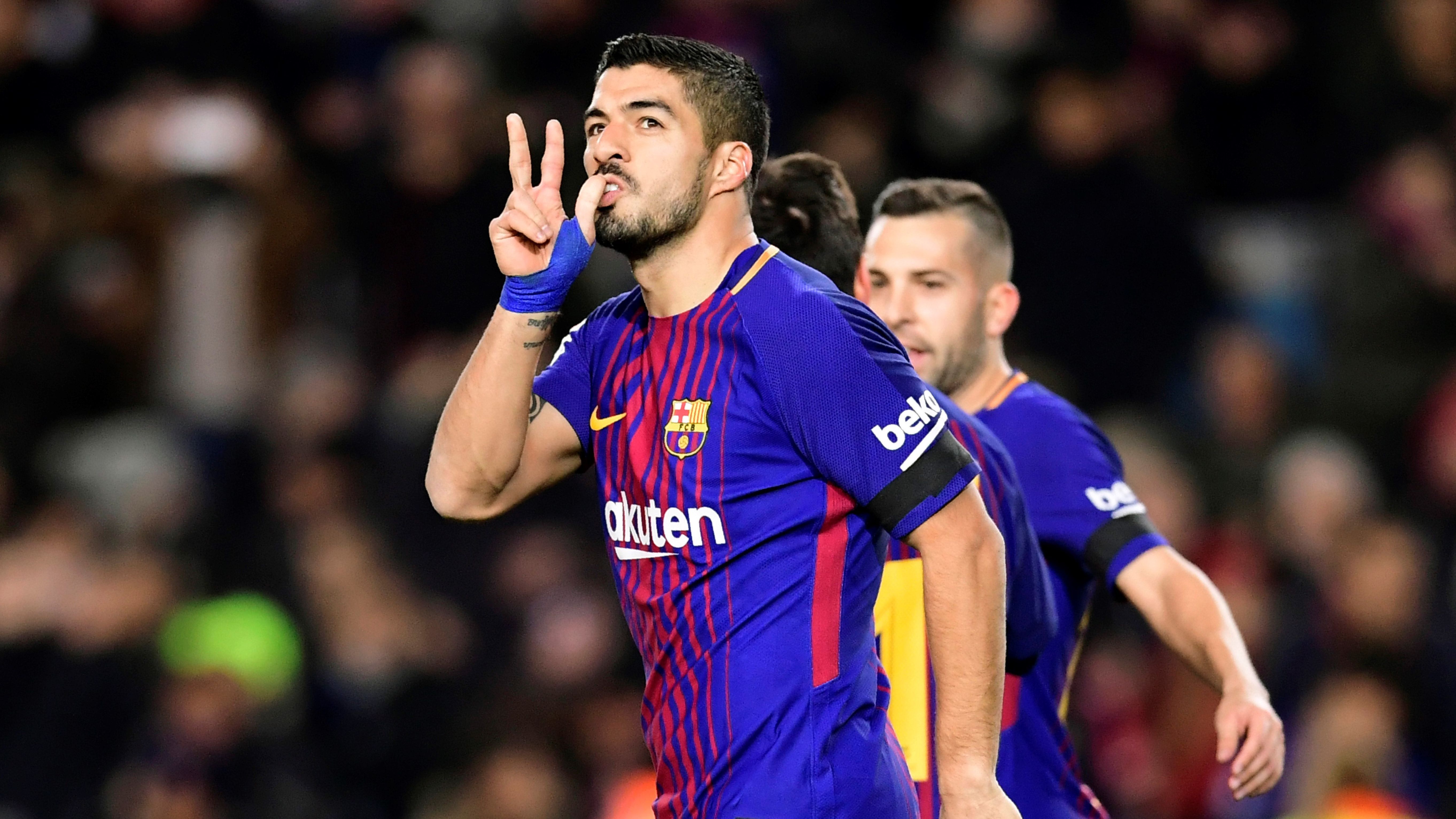 Luis Suarez Barcelona Deportivo LaLiga 17122017