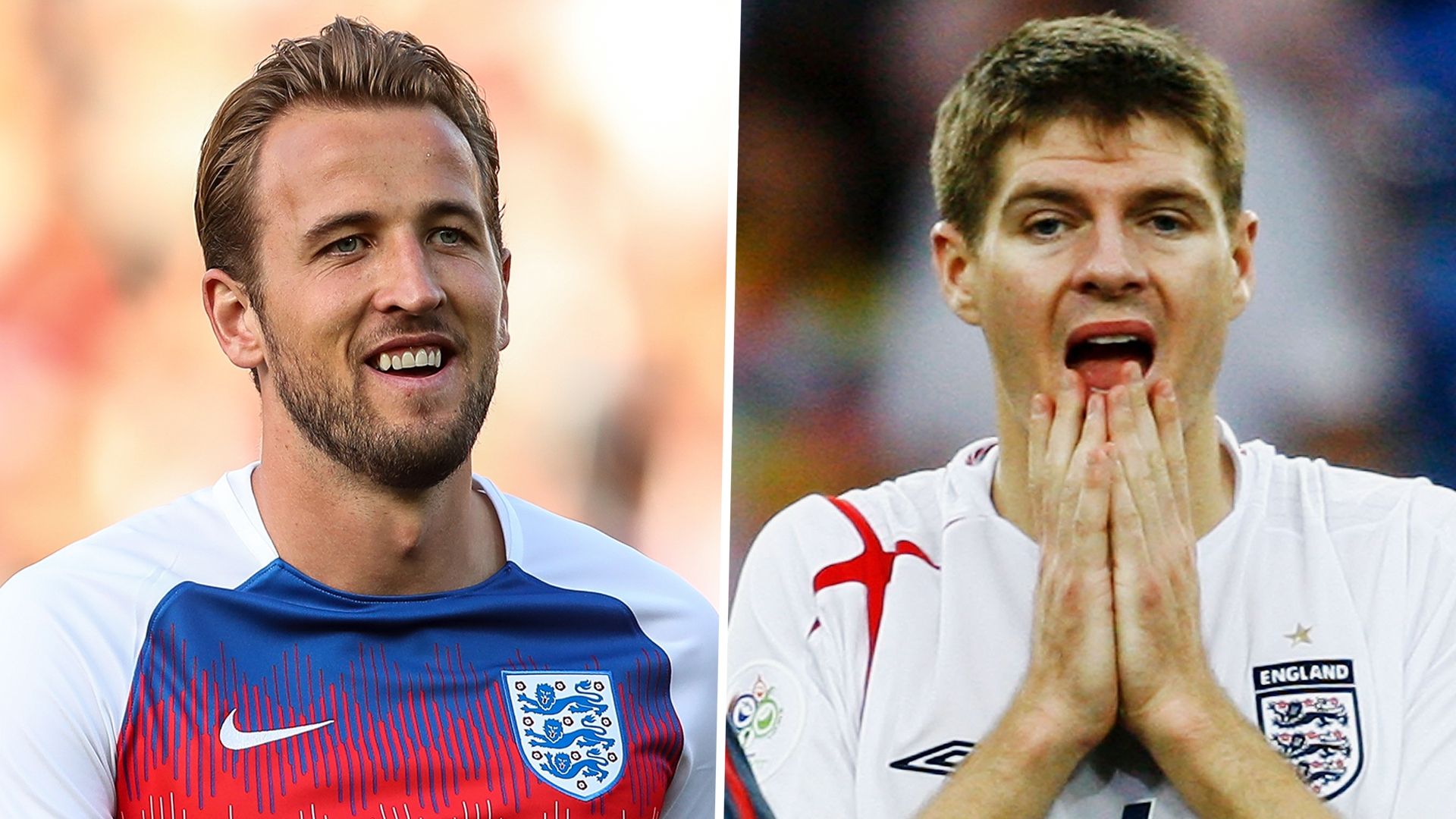 Harry Kane Steven Gerrard England