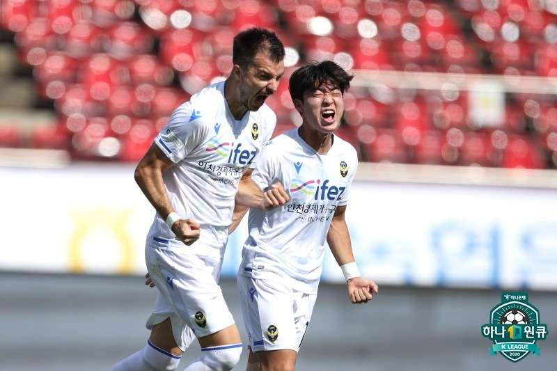 인천 무고사 득점