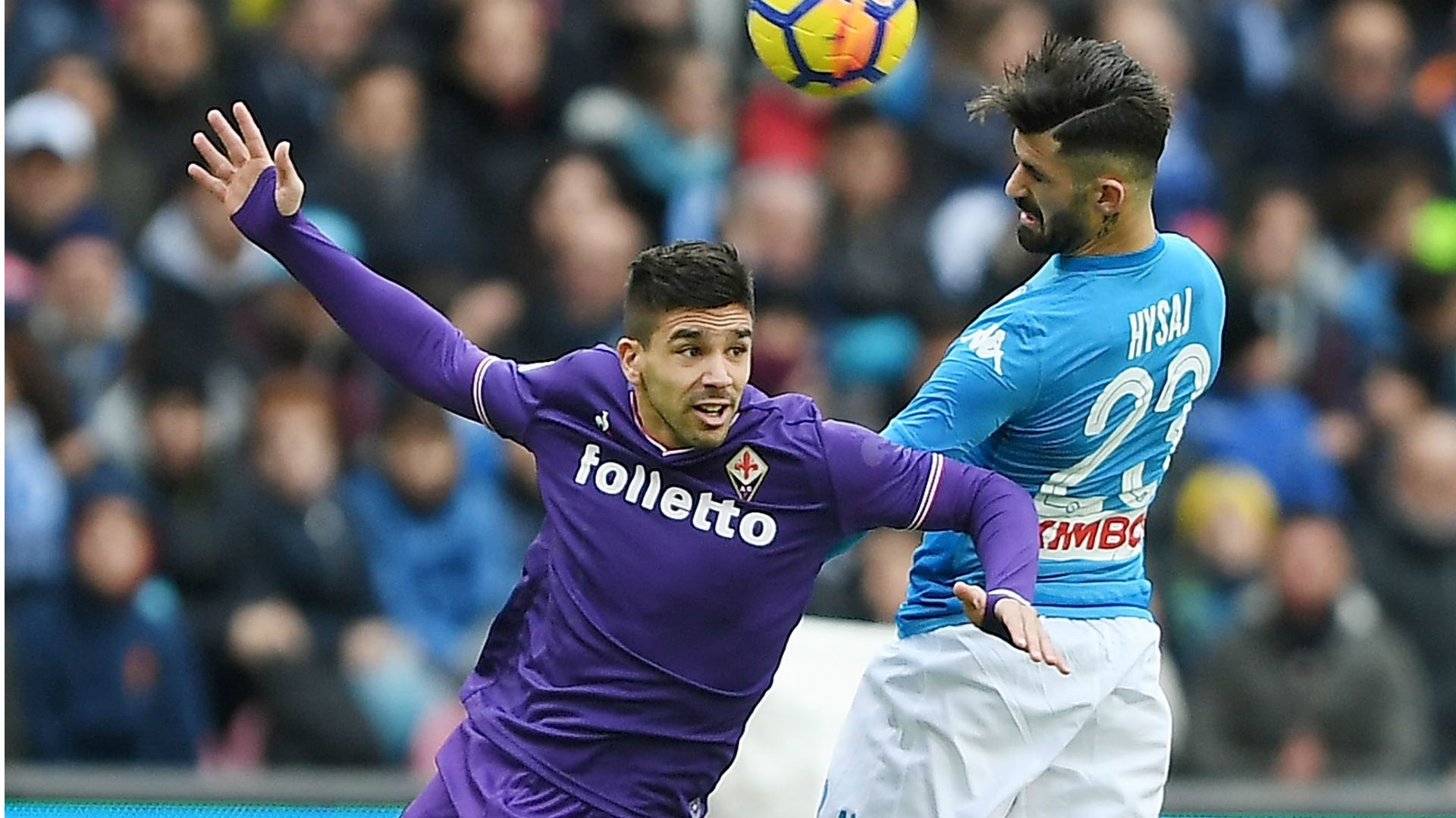 Giovanni Simeone Hysaj Napoli Fiorentina Serie A