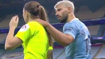 Sergio Aguero Sian Massey-Ellis