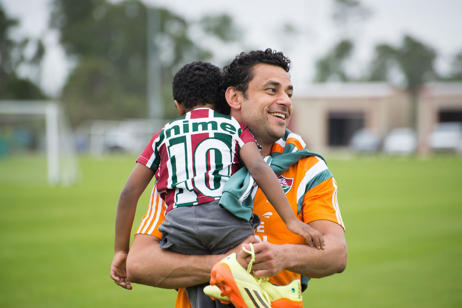 Fred e criança - Fluminense