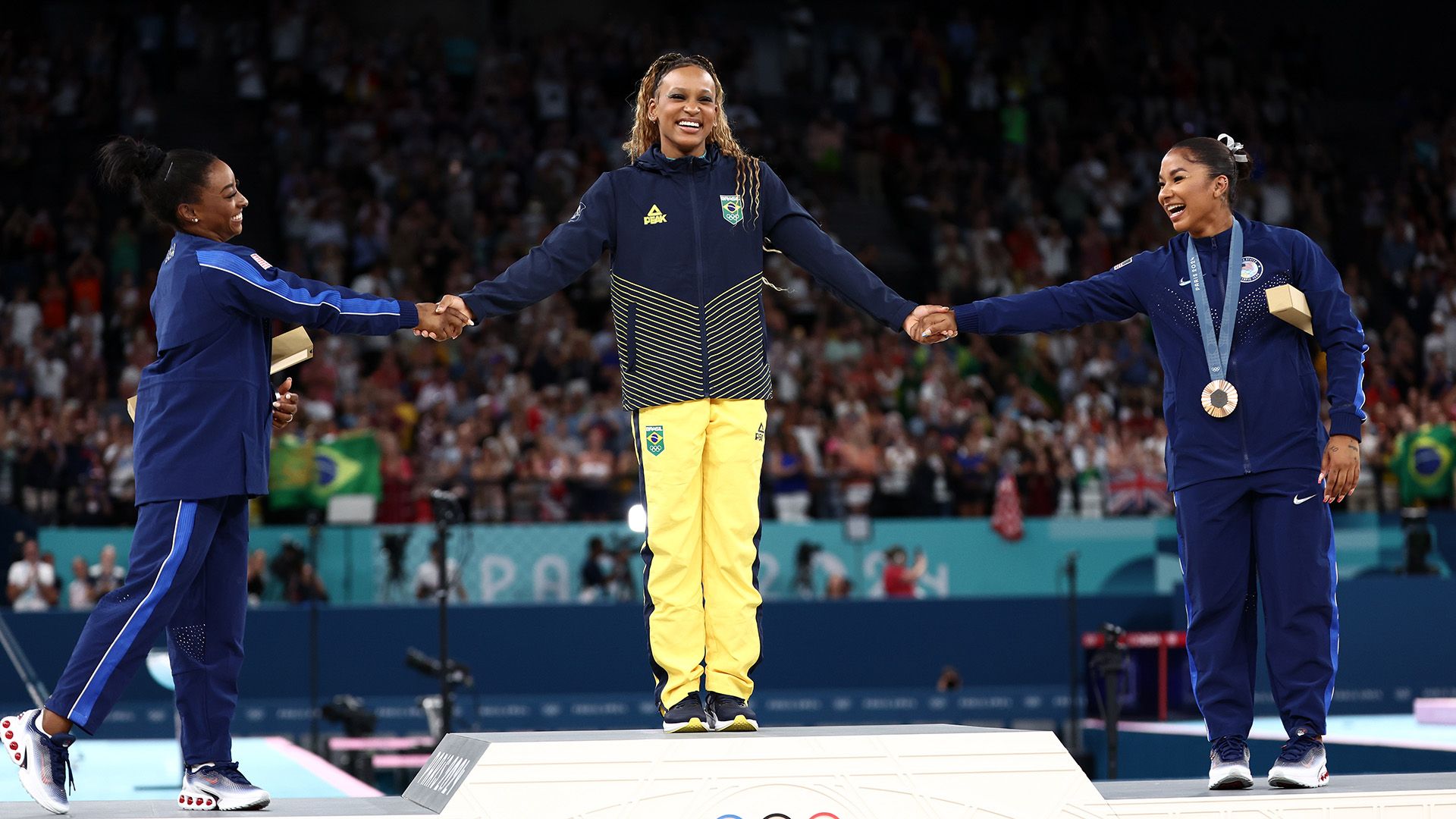 Rebeca Andrade, ouro no solo, Paris, 2024