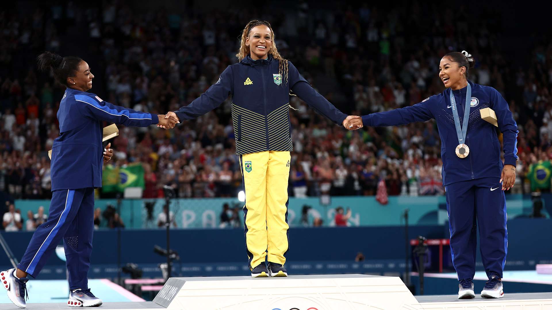 Rebeca Andrade, ouro no solo, Paris, 2024