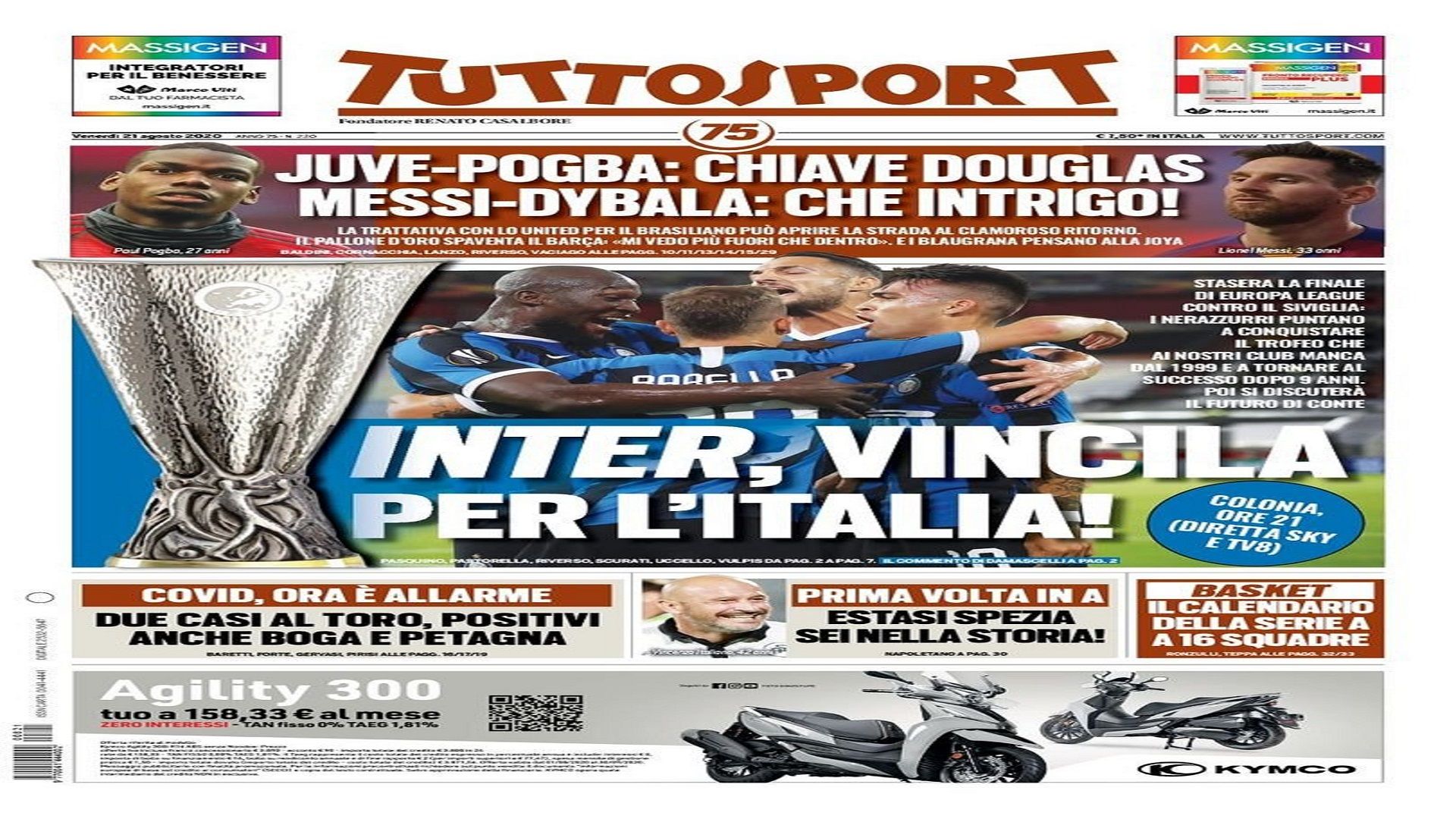 21 August Tuttosport