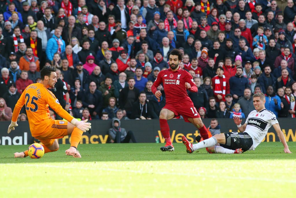 Salah liverpool Fulham 11112018