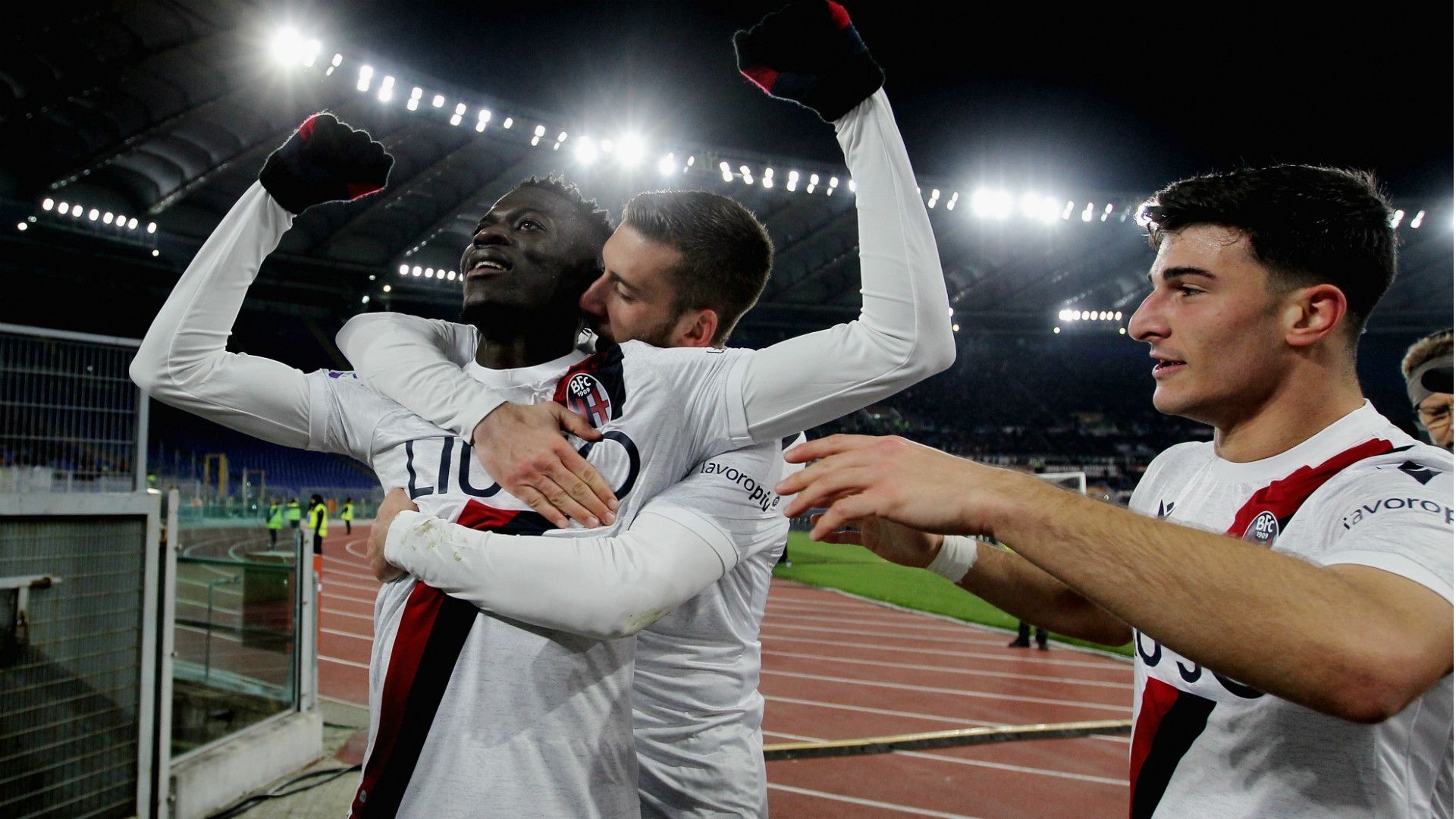 Barrow celeb Roma Bologna