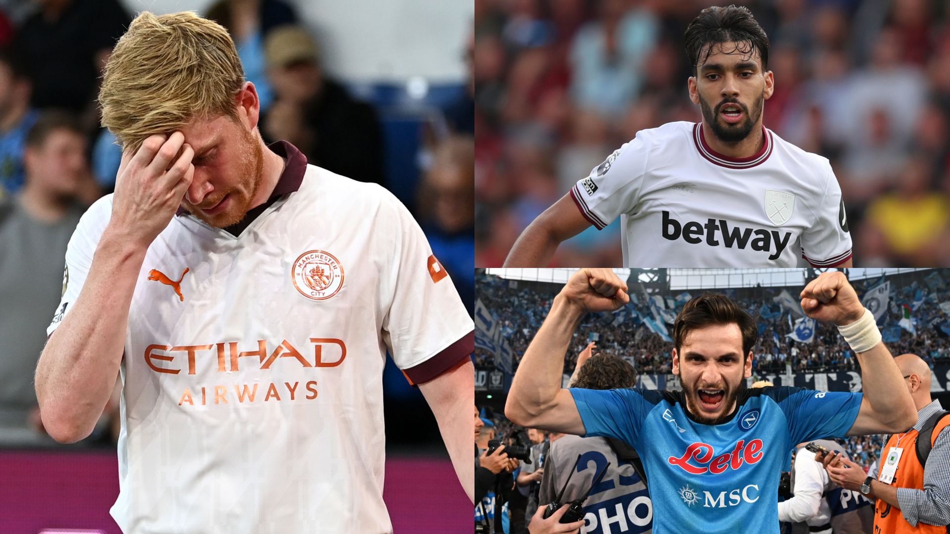 Kevin De Bruyne Kvaratskhelia Paqueta split 