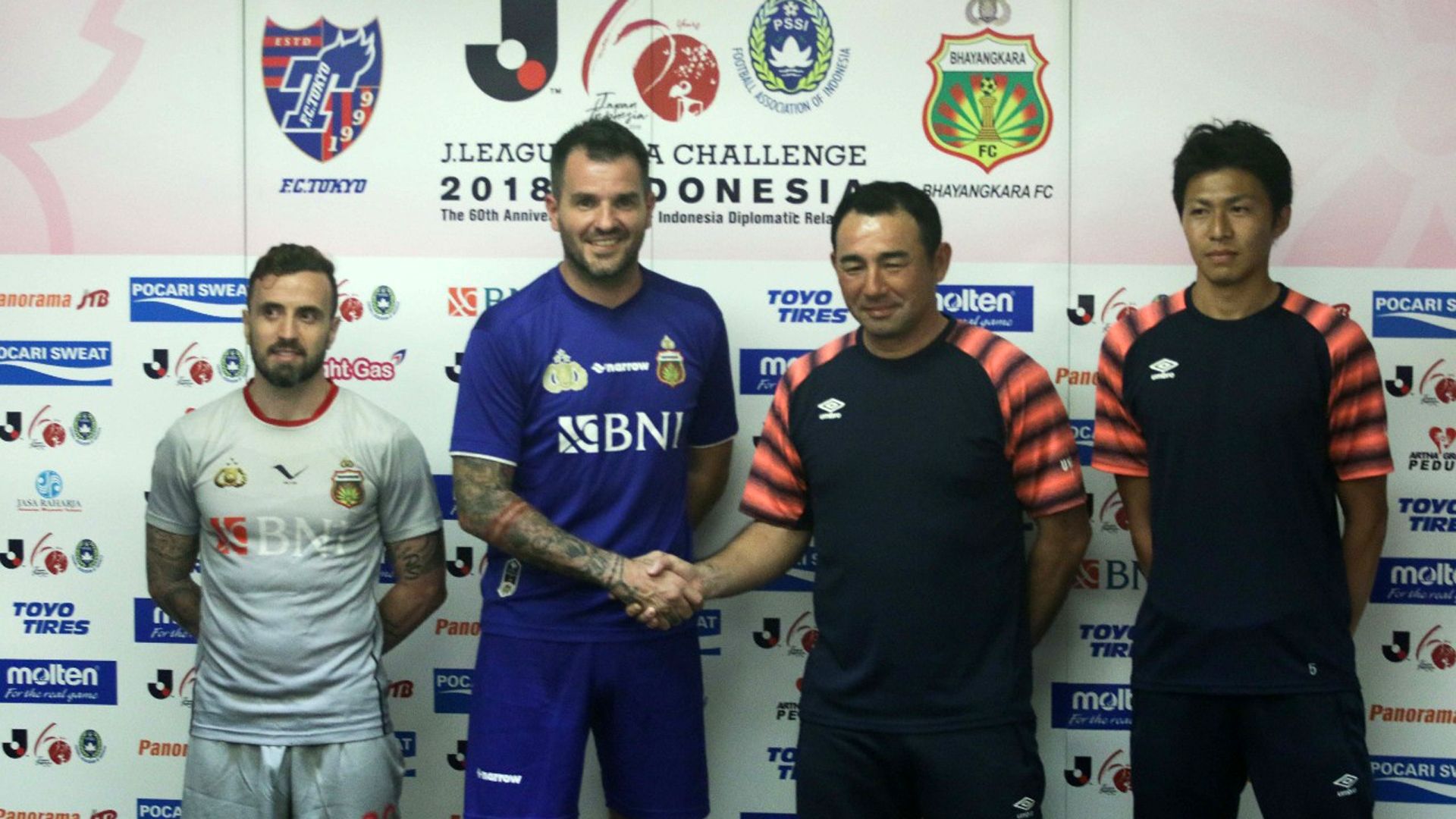 Jumpa pers Bhayangkara vs FC Tokyo