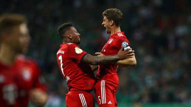 Jerome Boateng Thomas Müller Werder Bremen FC Bayern München DFB-Pokal 24042019