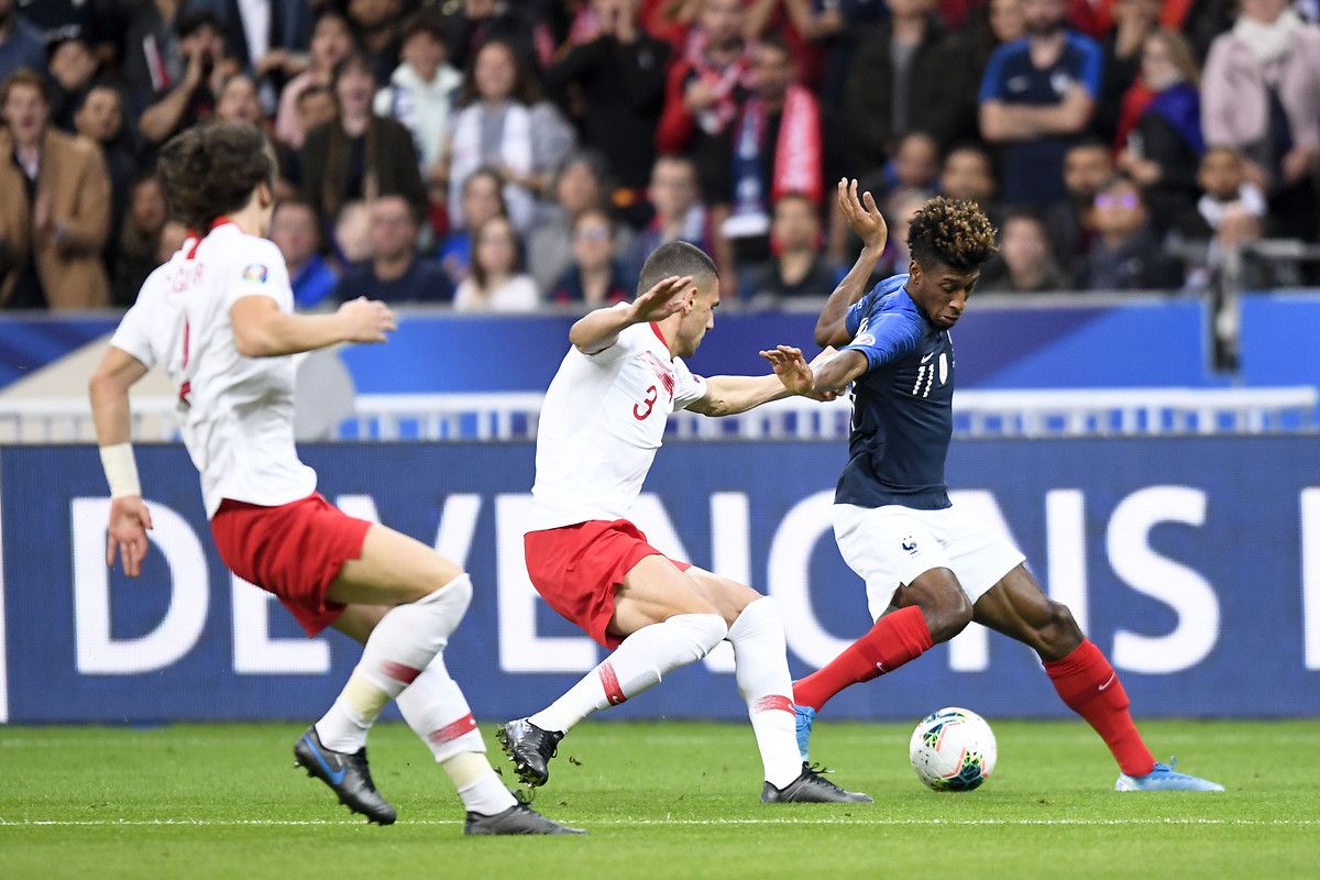 Merih Demiral Kingsley Coman France Turkey 10/14/19
