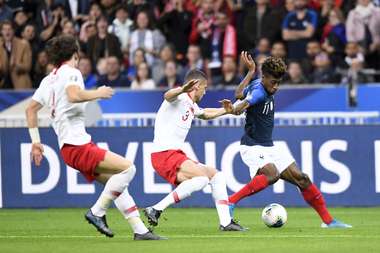 Merih Demiral Kingsley Coman France Turkey 10/14/19