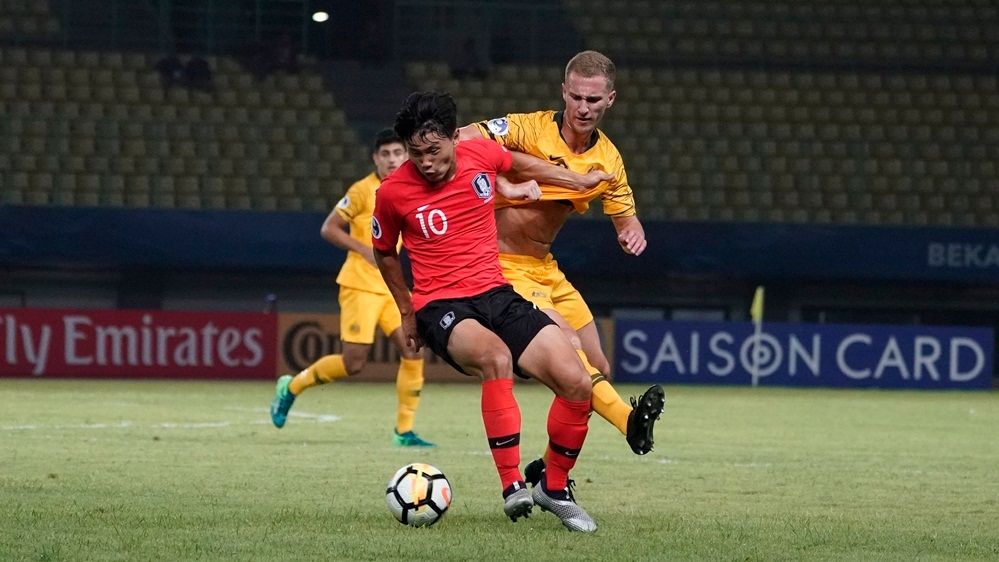 U19 Hàn Quốc U19 Australia Bảng C VCK U19 châu Á 2018