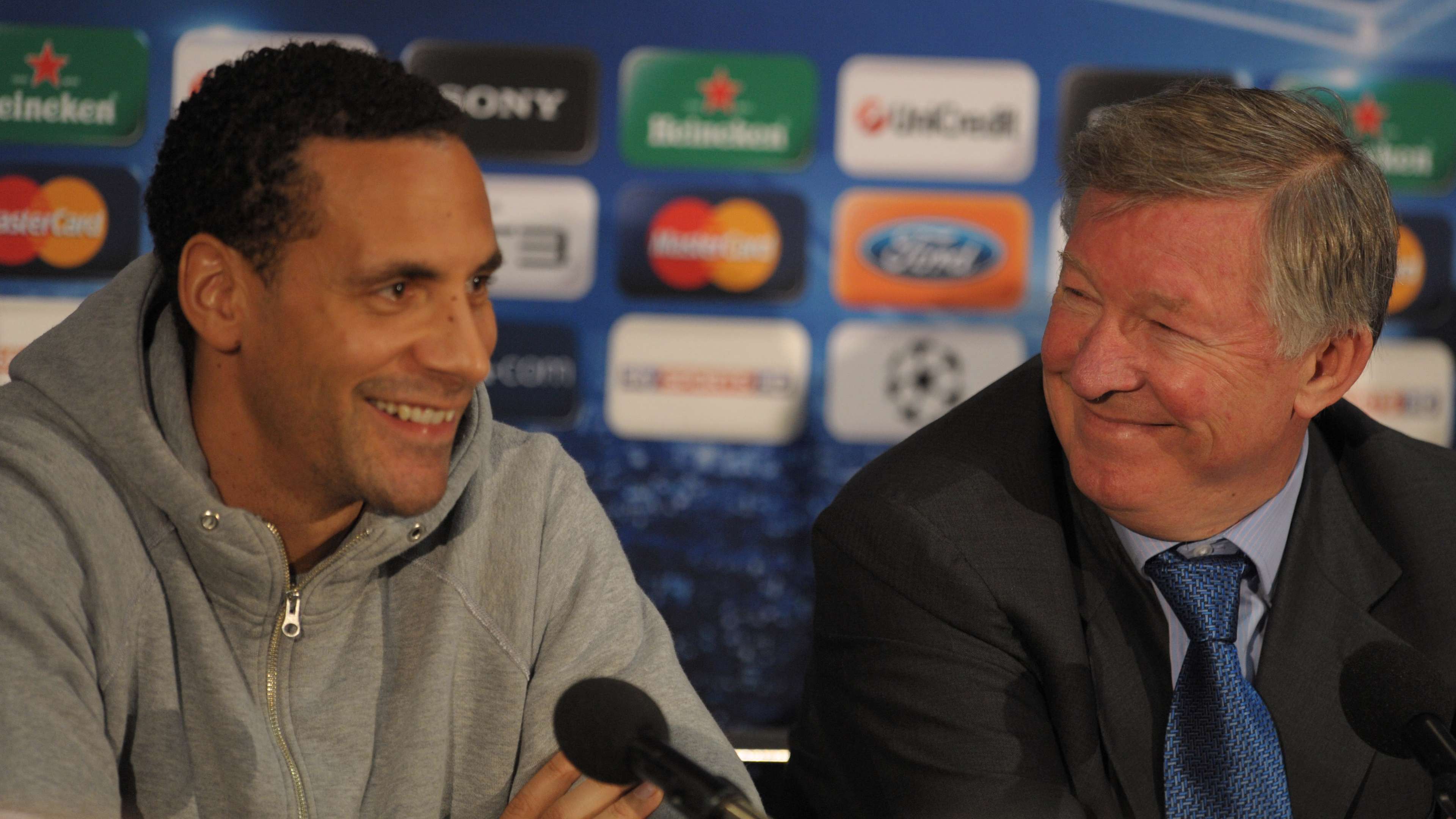Rio Ferdinand Sir Alex Ferguson 2011