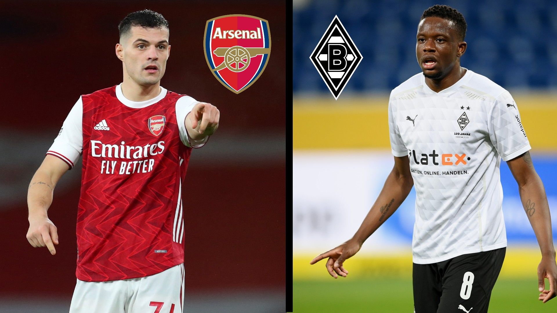 Arsenal London Xhaka Borussia Mönchengladbach Zakaria