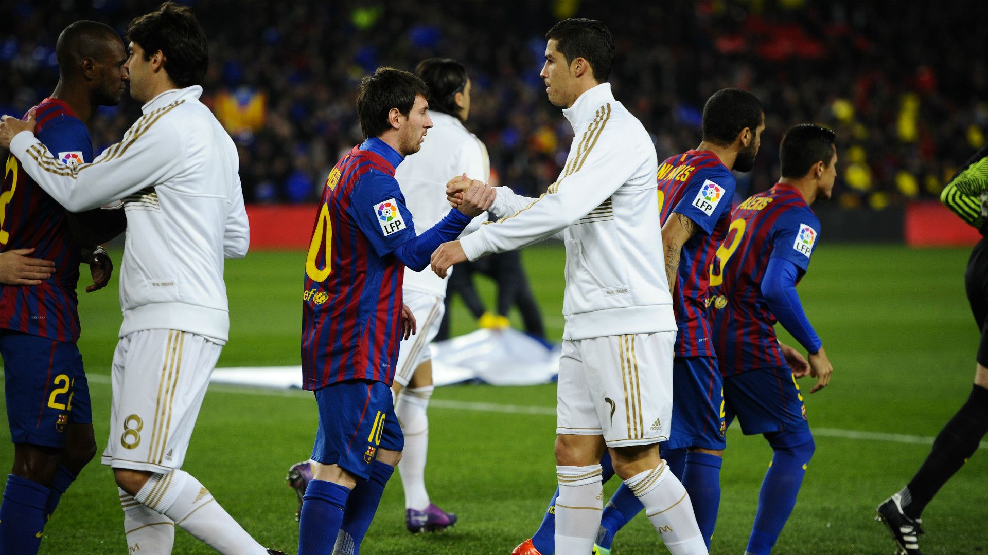 Lionel Messi Cristiano Ronaldo Barcelona Real Madrid Camp Nou Copa del Rey 25012012