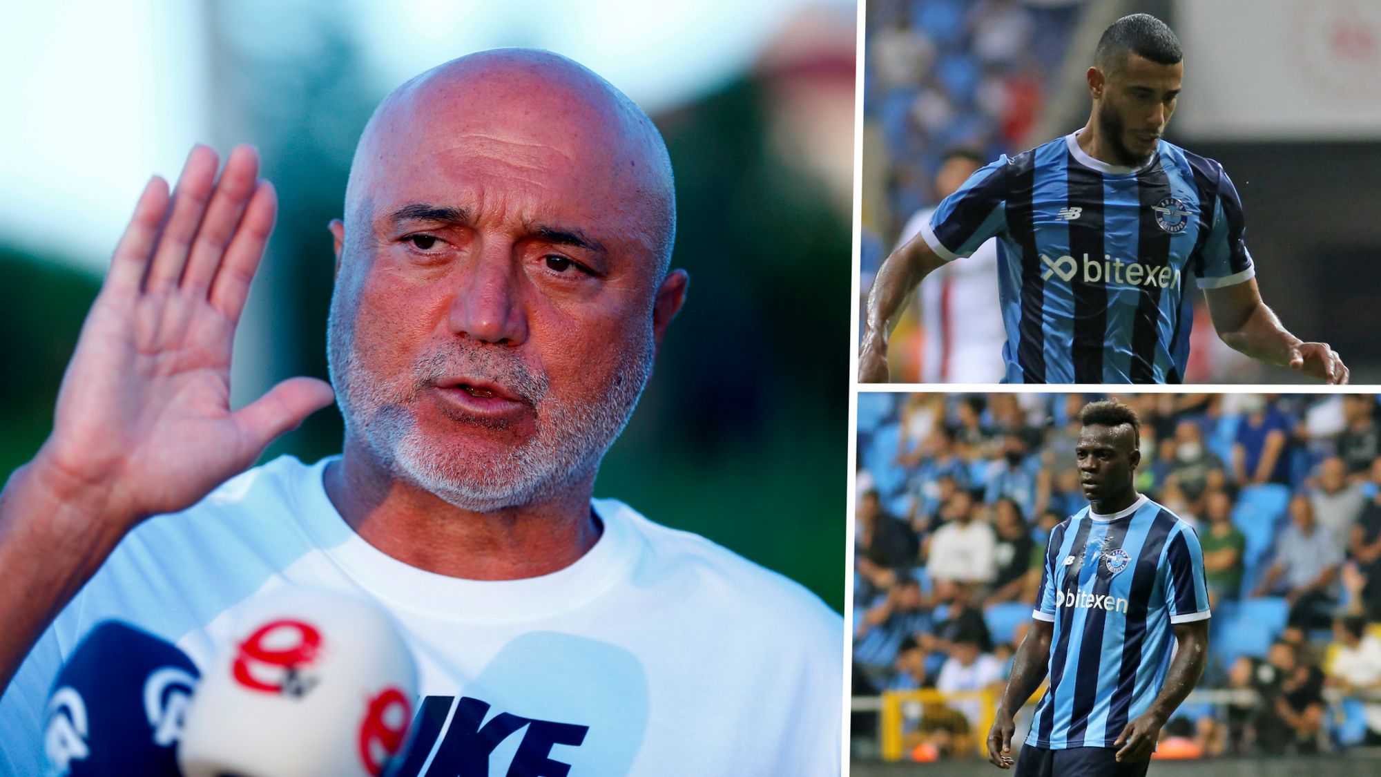 Hikmet Karaman & Younnes Belhanda & Mario Balotelli