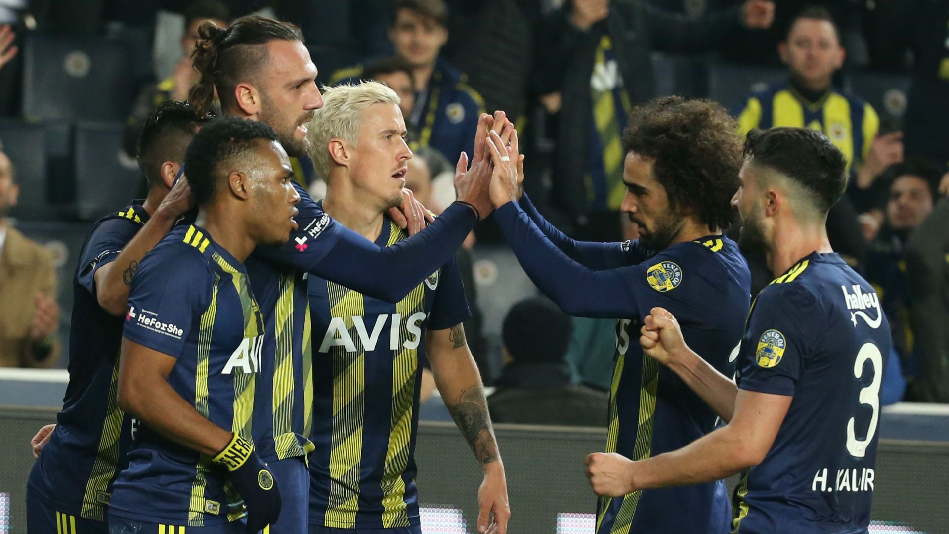Fenerbahce v Genclerbirligi Goal Celebration 12062019