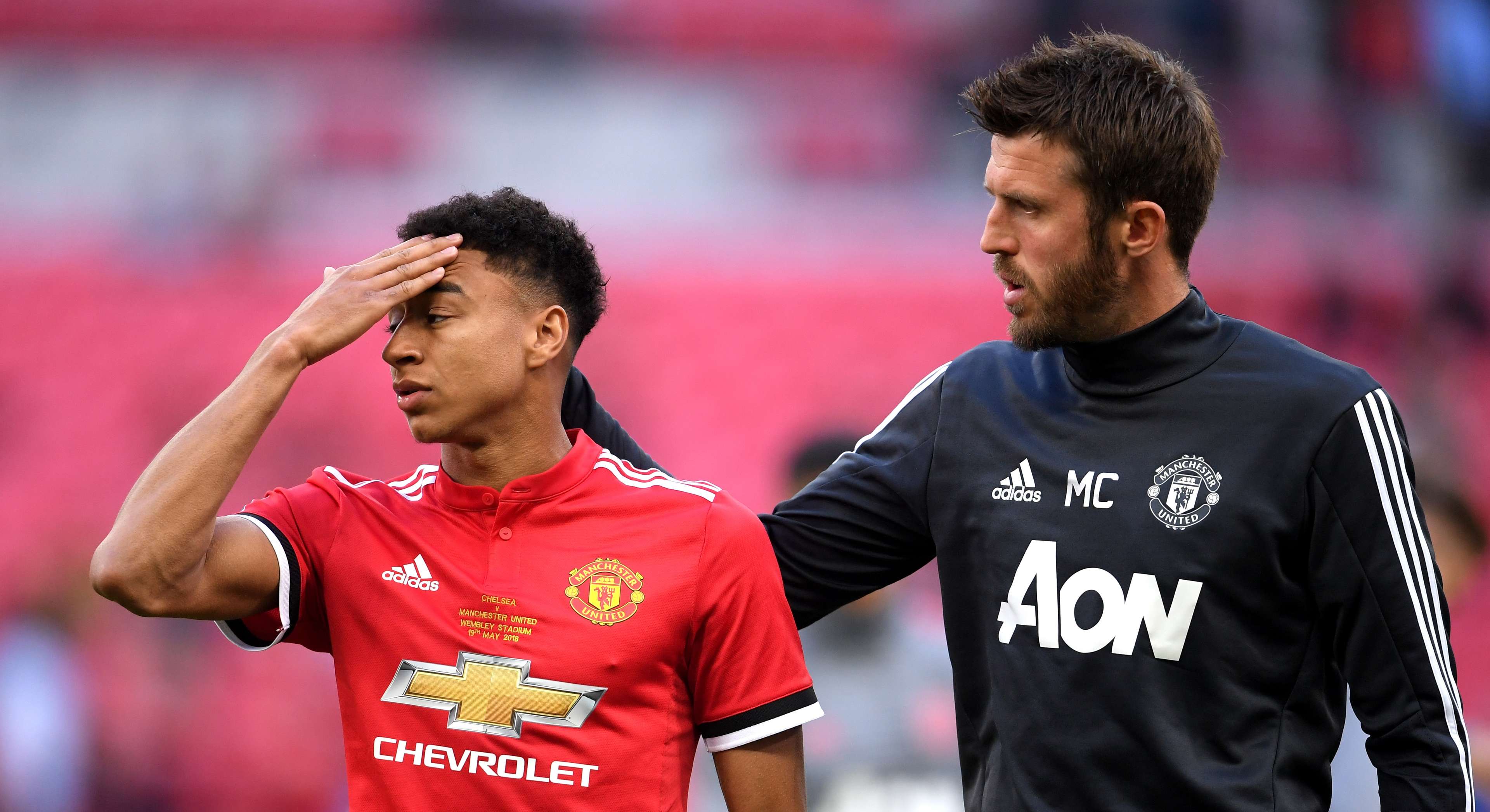 Jesse Lingard Michael Carrick Manchester United Chelsea FA Cup