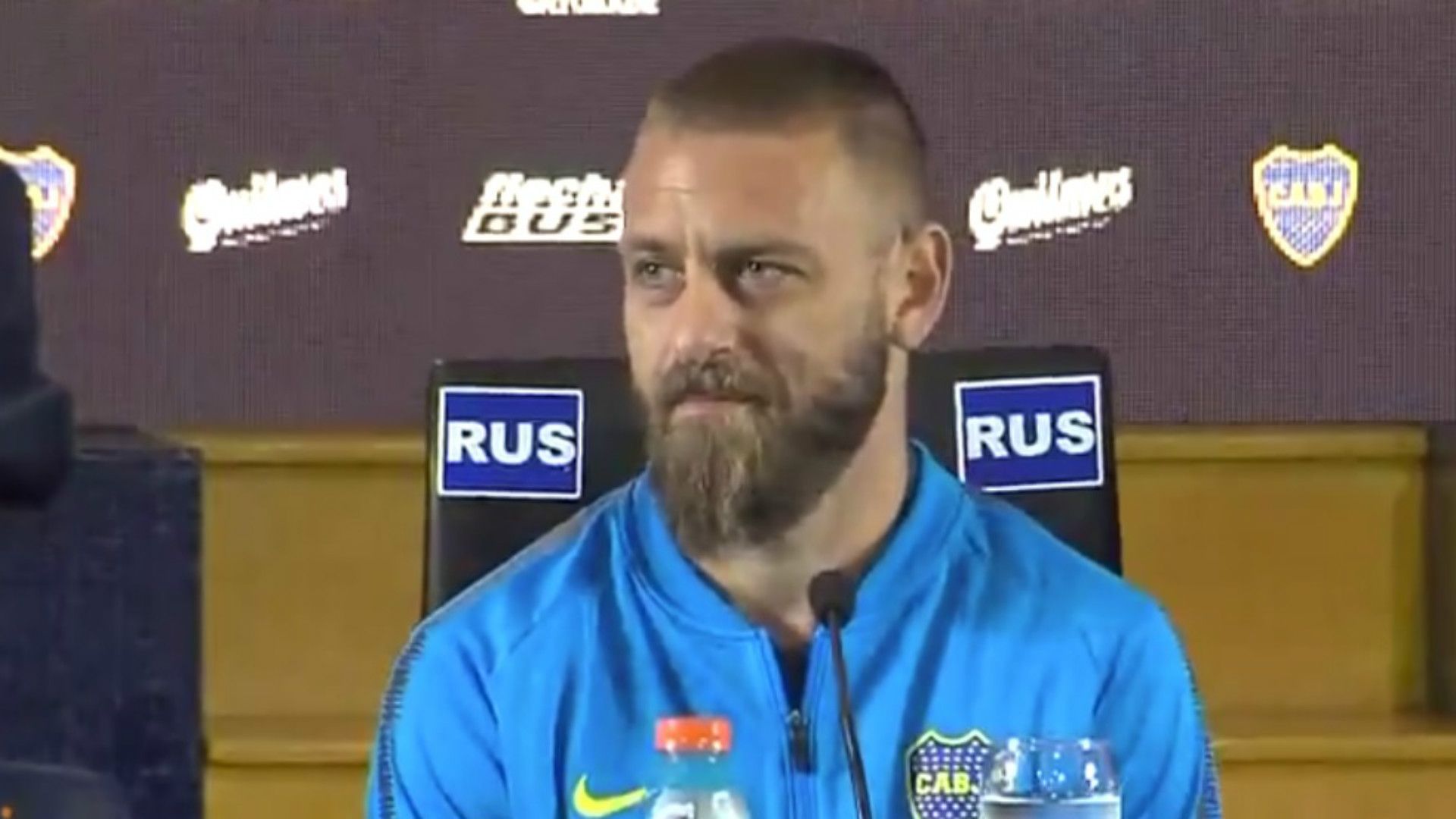 Captura Daniele De Rossi Presentacion Boca Juniors 29072019