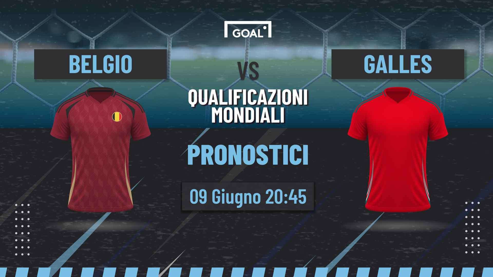 pronostici Belgio - Galles