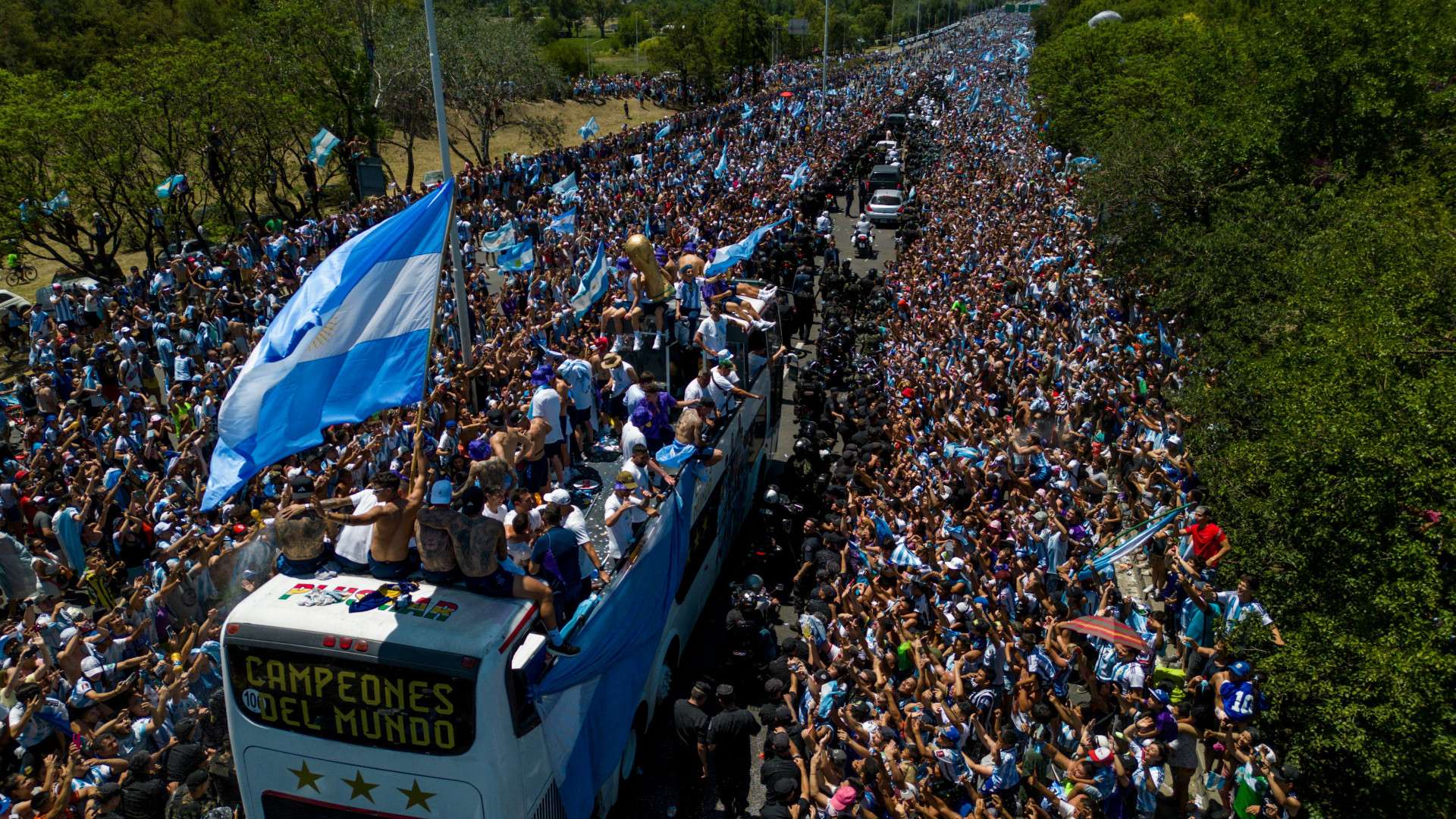 Argentina World Cup parade
